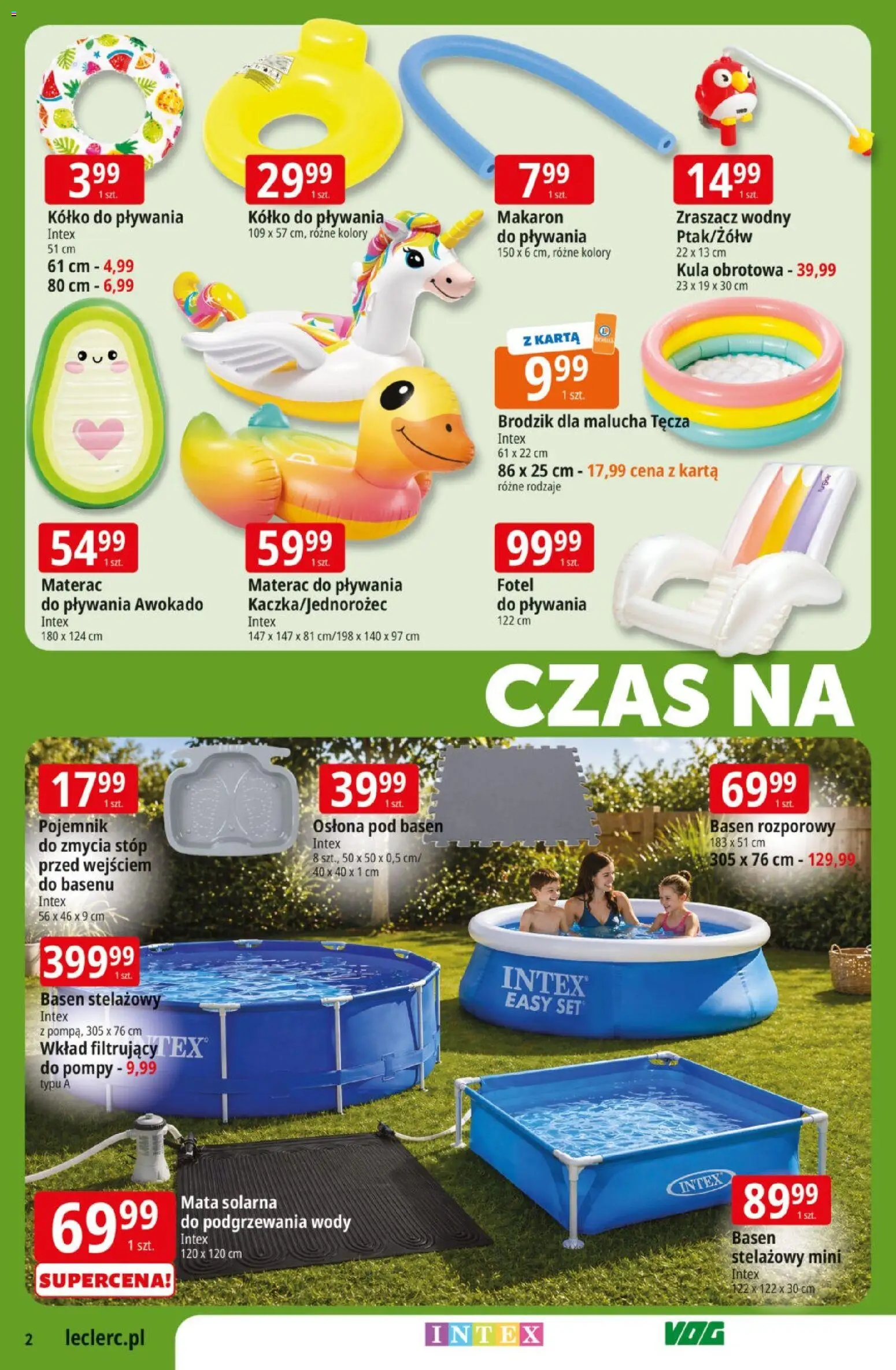 E.Leclerc gazetka od 12.05.2026 | Strona: 2 | Produkty: Fotel, Basen, Makaron, Awokado