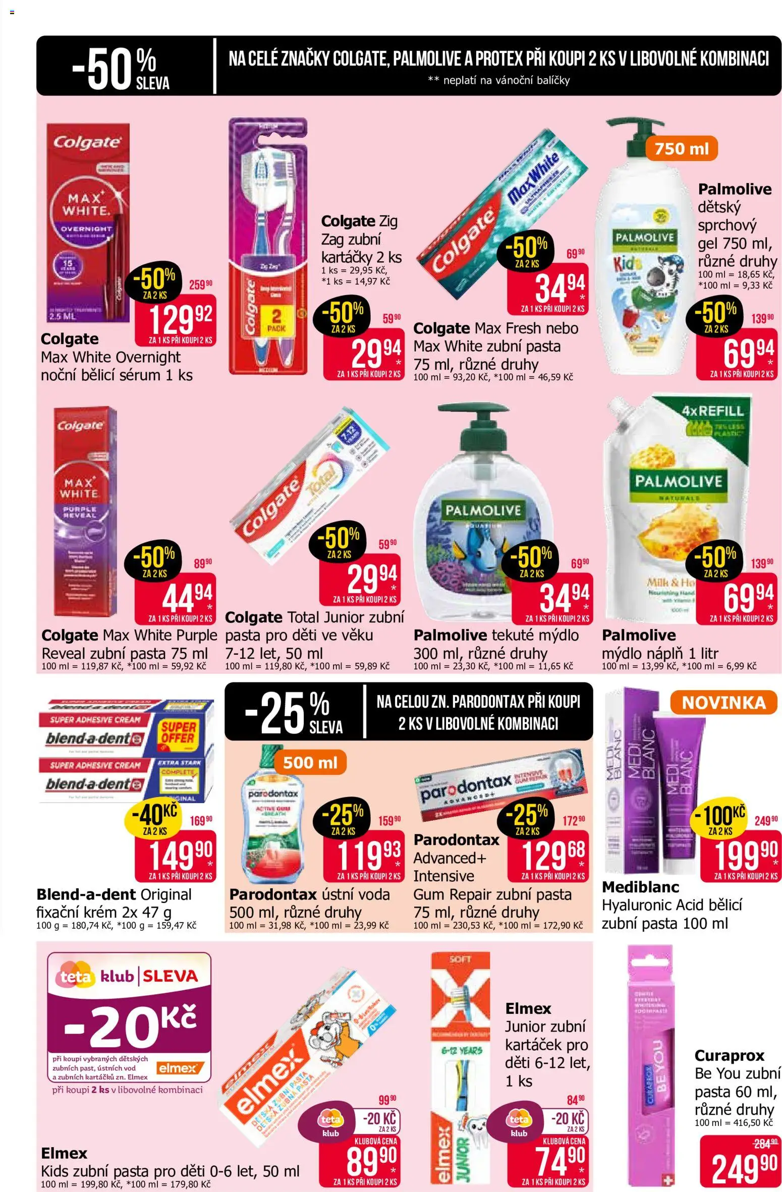 TETA Drogerie leták od 24.09.2026 | Strana: 11 | Produkty: Ústní voda, Voda, Sérum, Krém