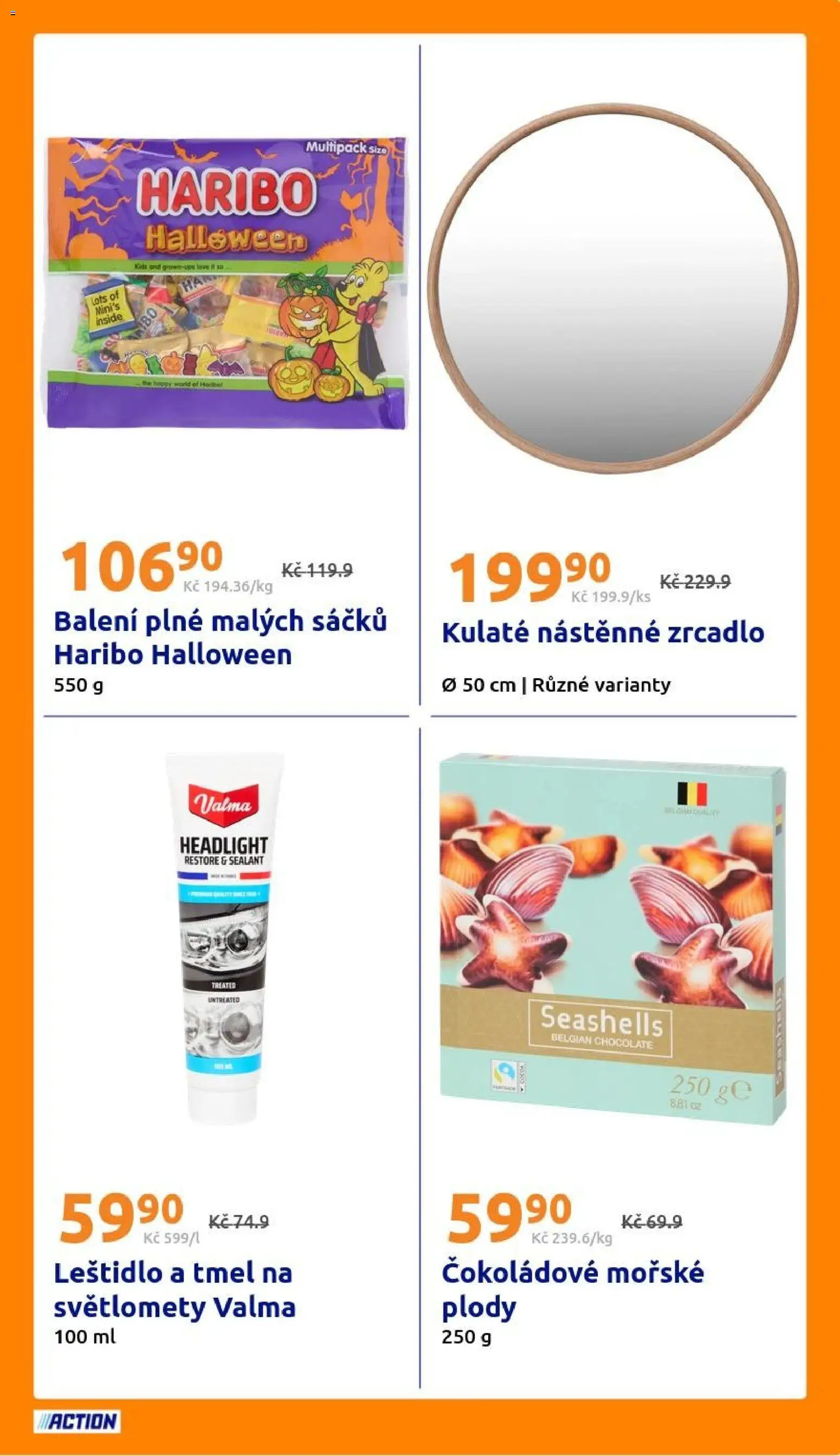 Action leták od 07.10.2026 | Strana: 21 | Produkty: Haribo, Zrcadlo