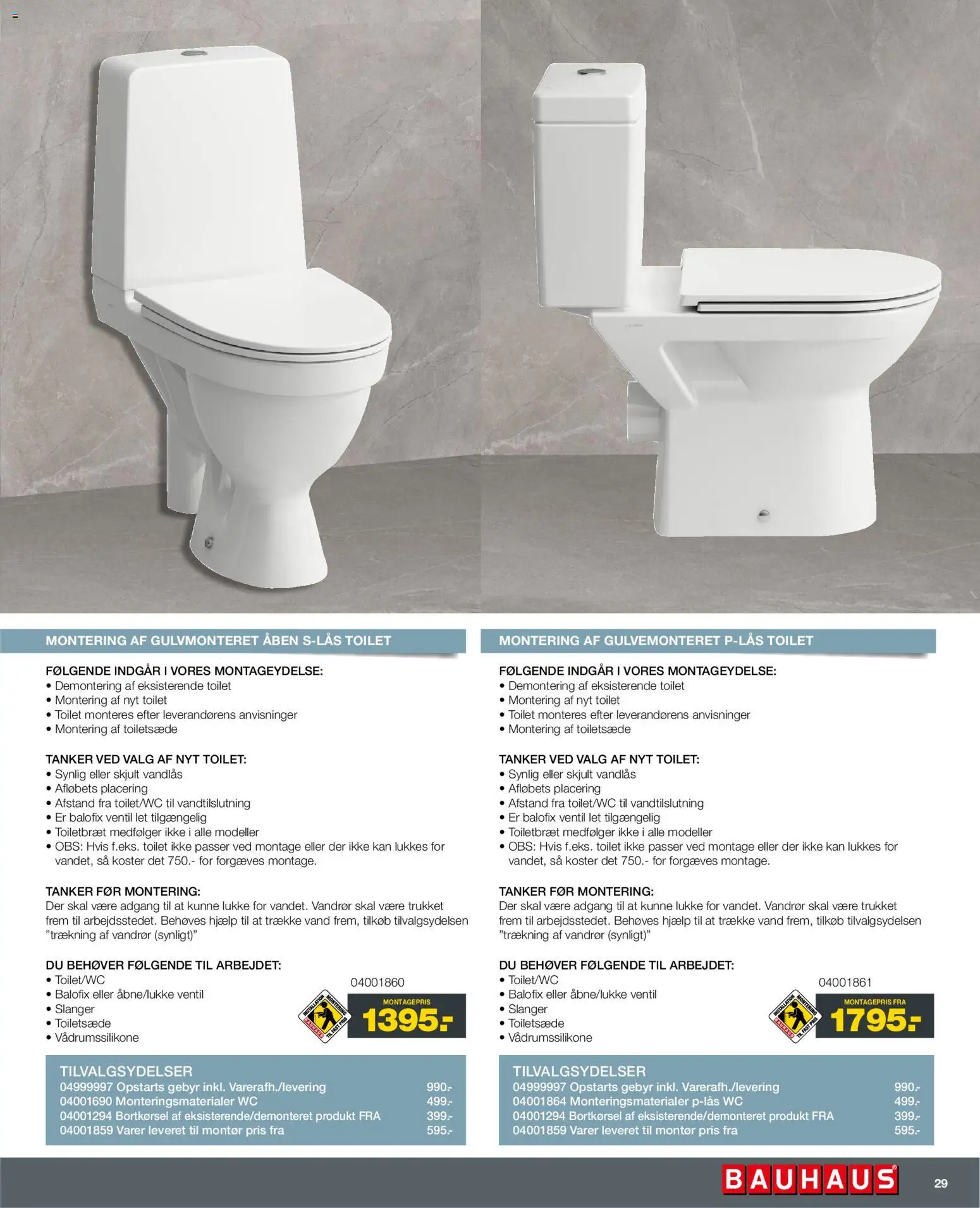 Bauhaus tilbudsavis – gyldig fra 01/01/2026 | Side: 29 | Produkter: Toilet