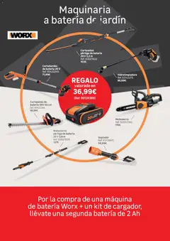Vista previa Leroy Merlin catálogo válido desde el 24.03.2026 | Página: 124 | Productos: Hidrolimpiadora, Motosierra, Cortasetos, Batería