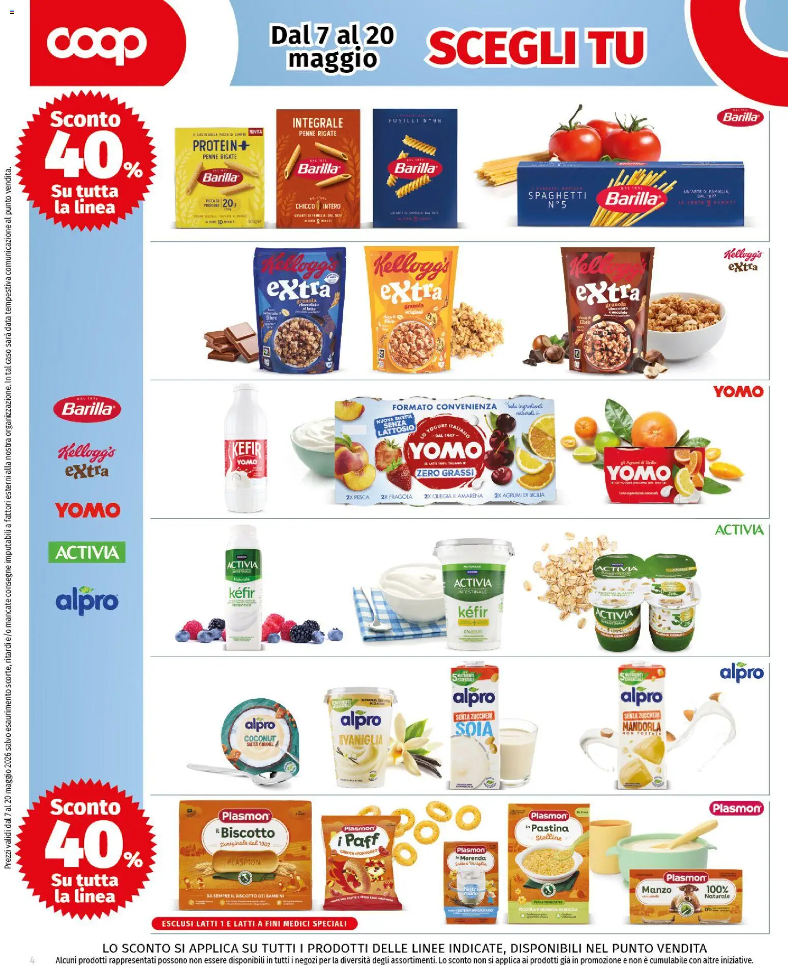 Volantino COOP del 07.05.2026 | Pagina: 4 | Prodotti: Tè, Carota, Agrumi, Amarena