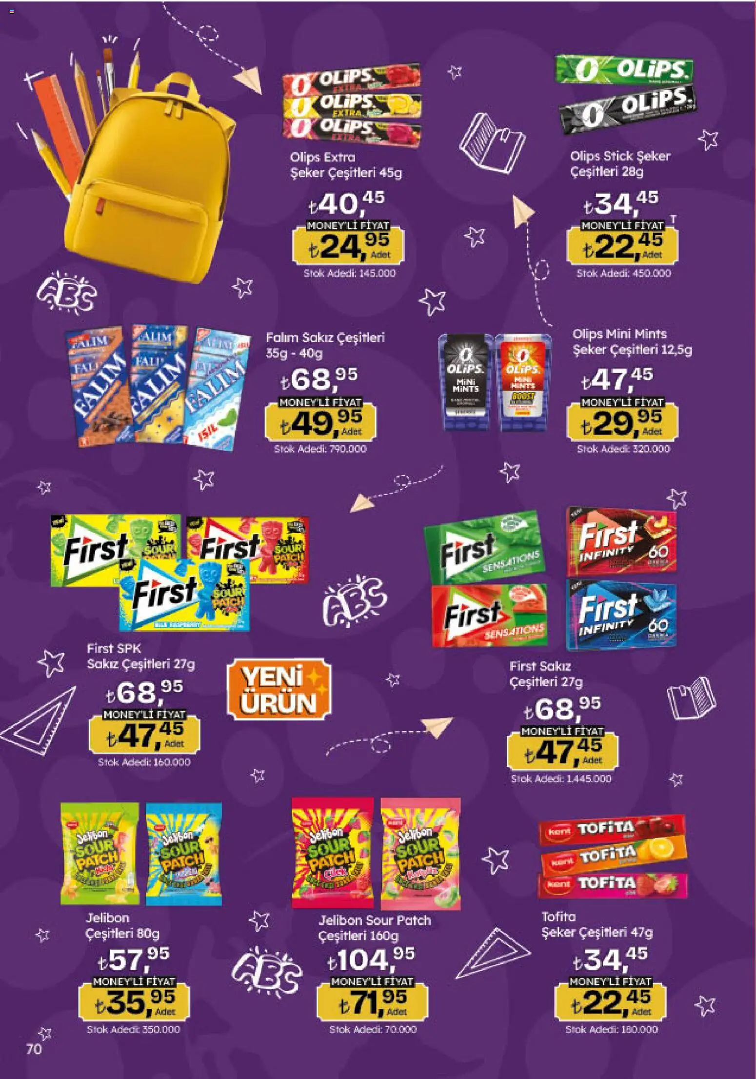 Migros Katalog - 5M Migroskop Dijital - 20 Ağustos 2026 tarihinden itibaren geçerlidir | Sayfa: 70 | Ürünler: Sakız, Şeker