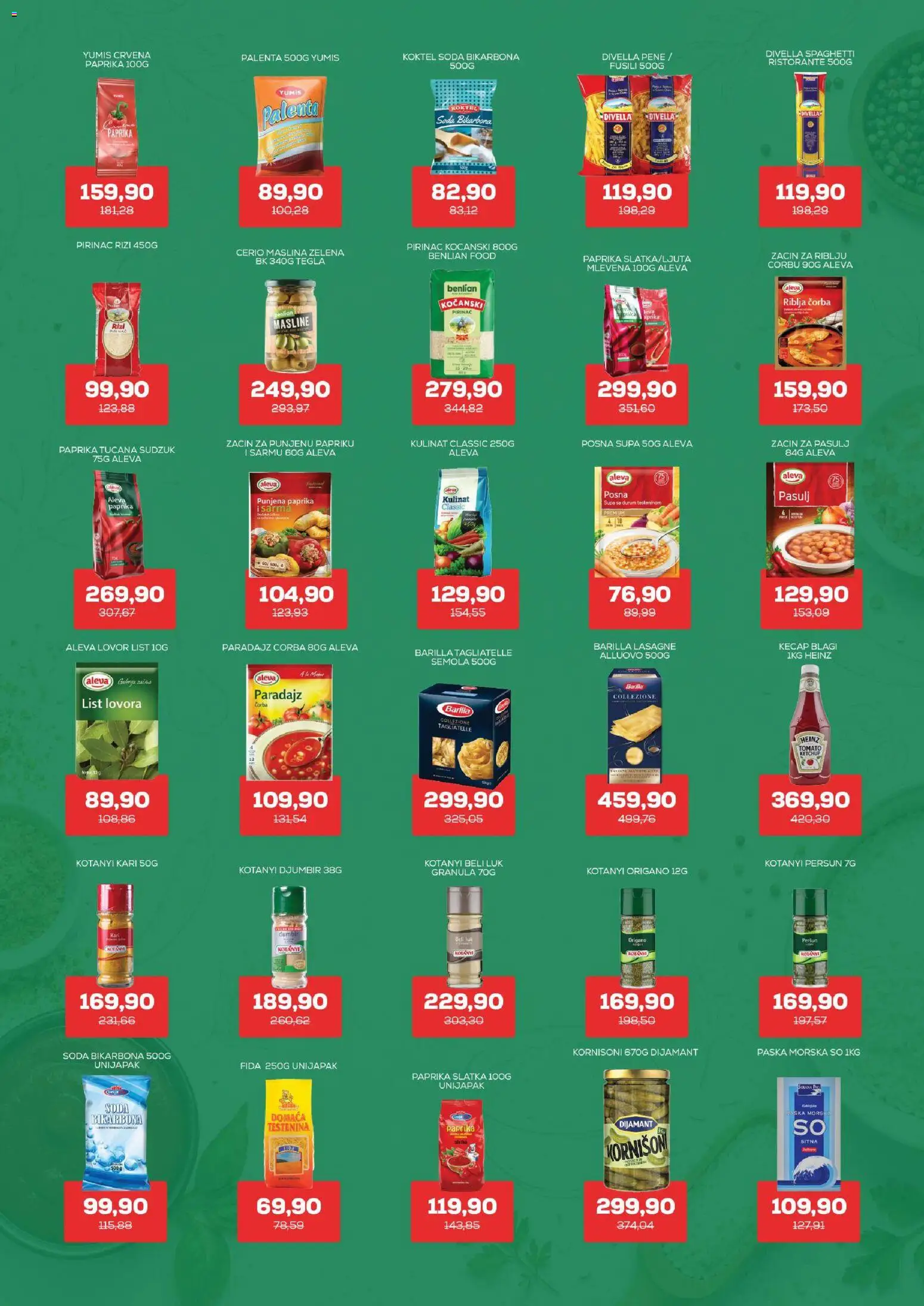 Medius katalog - važi od 20.10.2026 | Strana: 9 | Proizvode: Kečap, Palenta, List, Barilla