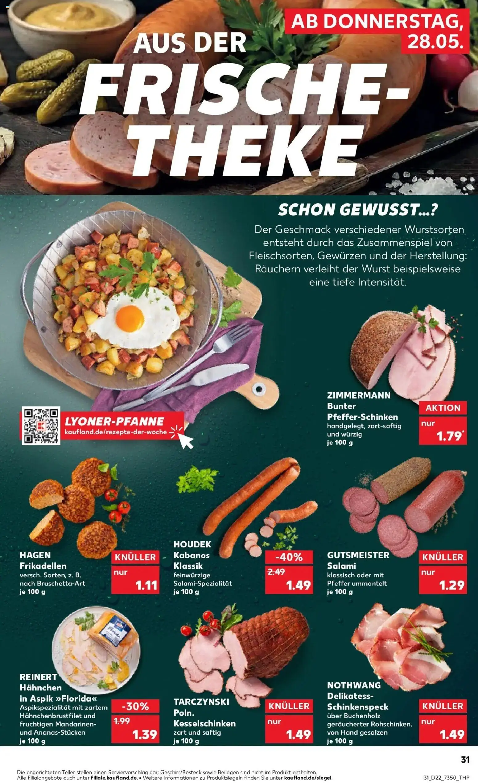 Kaufland Prospekt Seelow – gültig ab 26.05.2026 | Seite: 36 | Produkte: Hahnchen, Theke, Mandarinen, Pfeffer