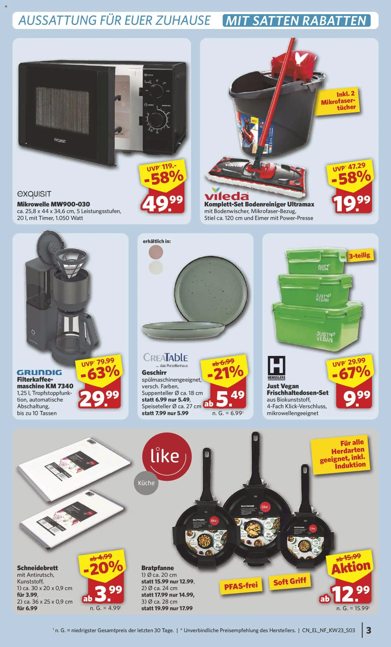 Combi Sonderangebote – gültig ab 01.06.2026 | Seite: 3 | Produkte: Mikrowelle, Küche