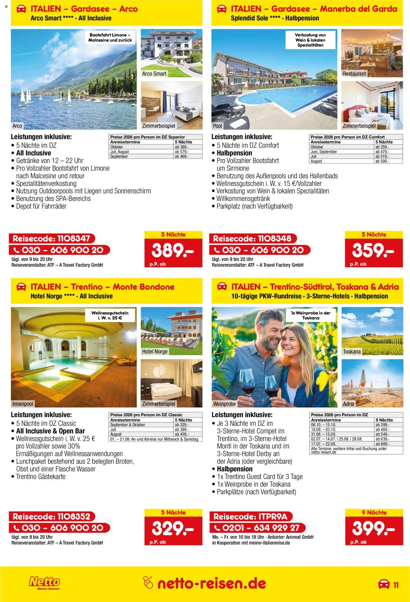 Netto Reisen Prospekt (ab 26.06.2026) zum Blättern — page 10
