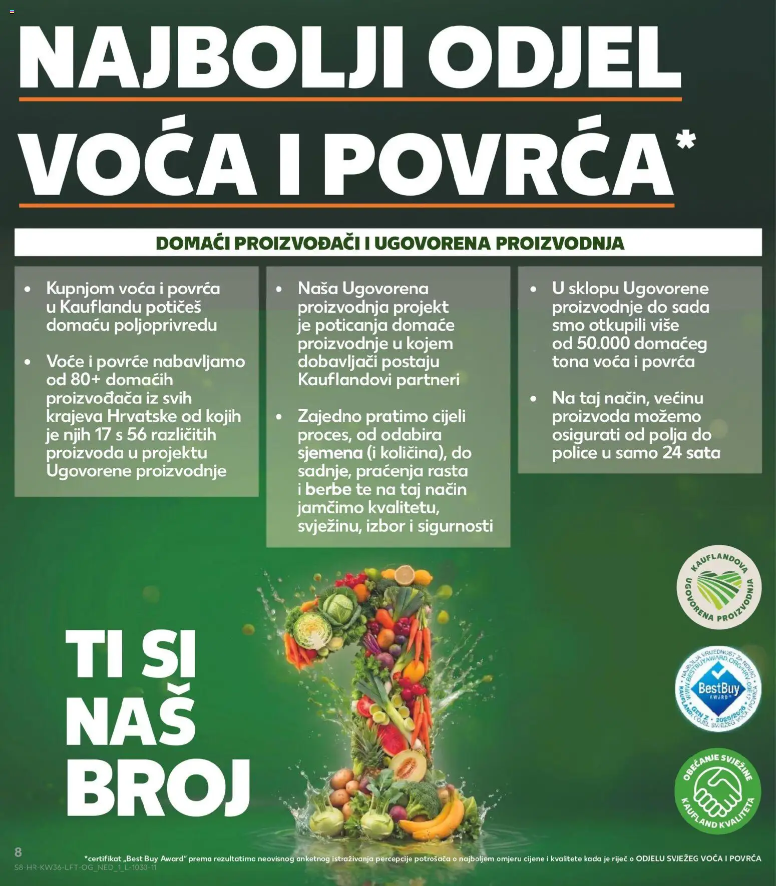 Kaufland HR akciós ujság - amely érvényes a következő dátumtól: 2026.09.02. | Oldal: 8