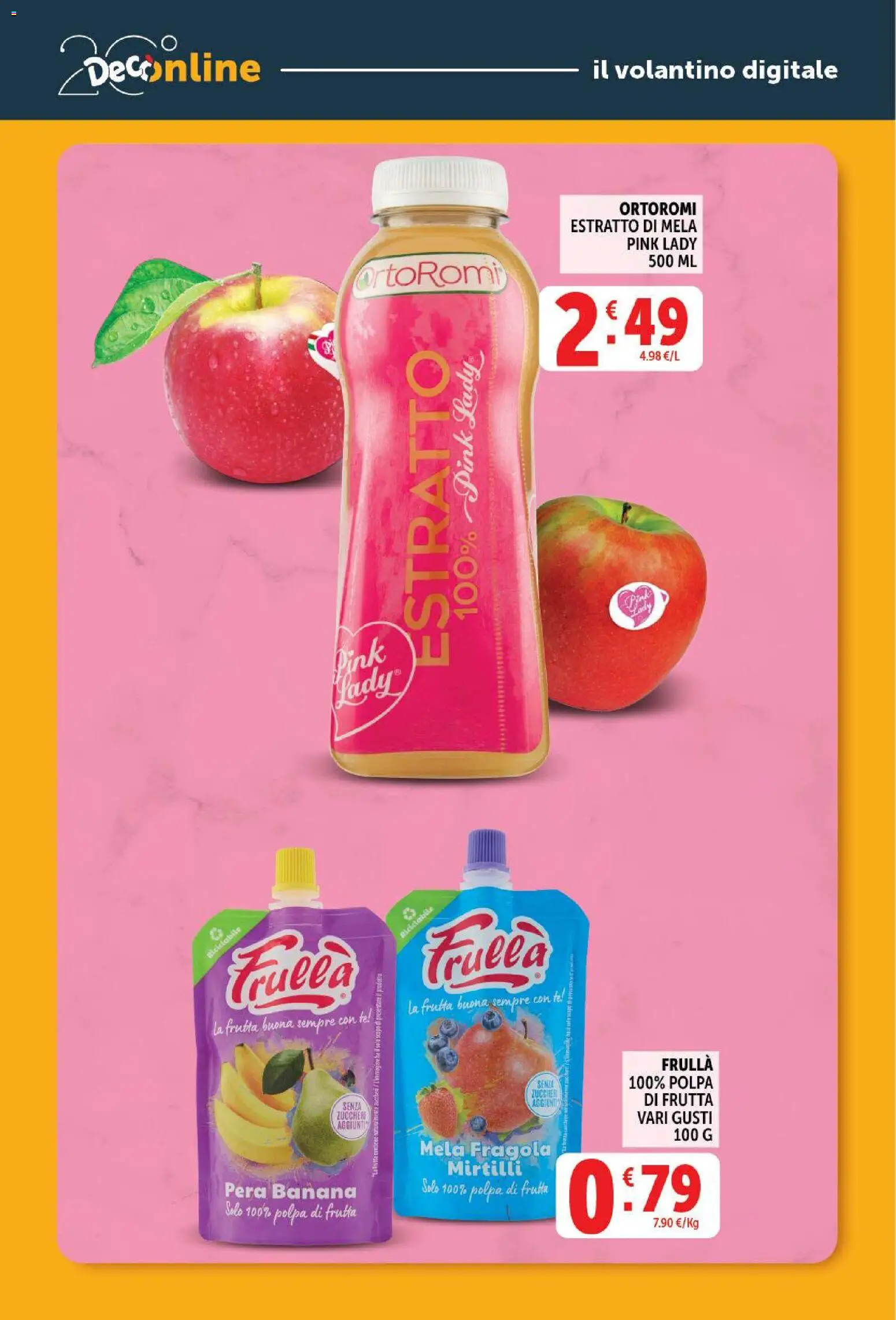 Volantino Decò del 01/09/2026 | Pagina: 22 | Prodotti: Tè, Frutta, Pera, Mirtilli