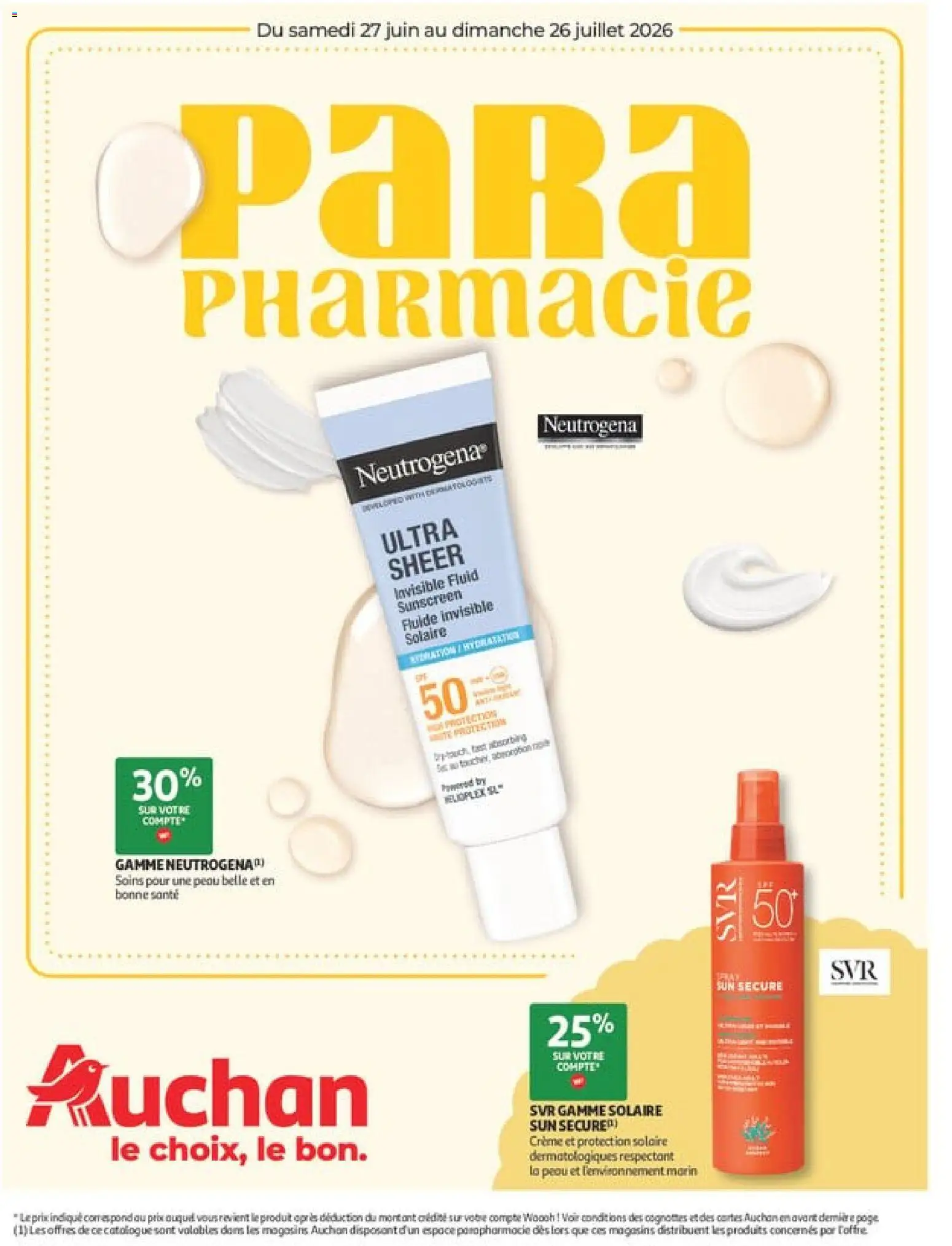 Auchan - Parapharmacie, beauté à partir du 27/06/2026 catalogue cover