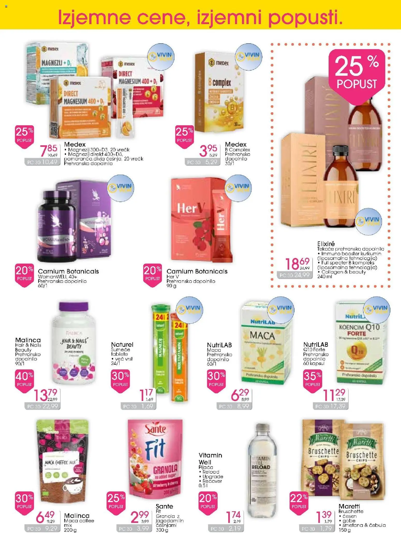 Novi Tuš drogerija katalog ponudbe – veljaven od 15.07.2026 | Stran: 13 | Izdelki: Smetana, Cebula, Cesen