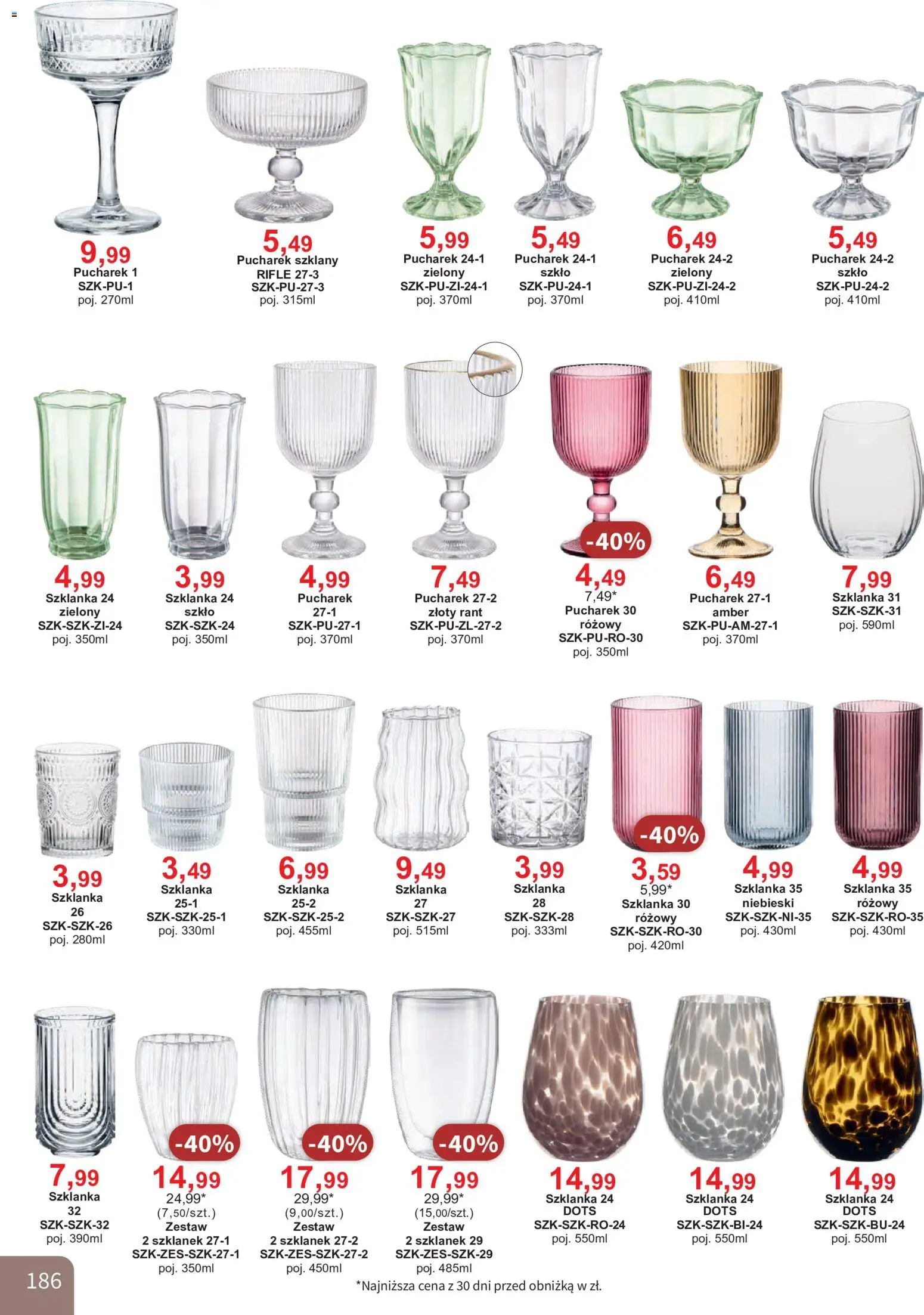 Bodzio Katalog od 01.08.2026 | Strona: 186 | Produkty: Szklanka