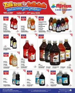 Africa Cash & Carry specials catalogue – valid from 21.05.2026 | Page: 27