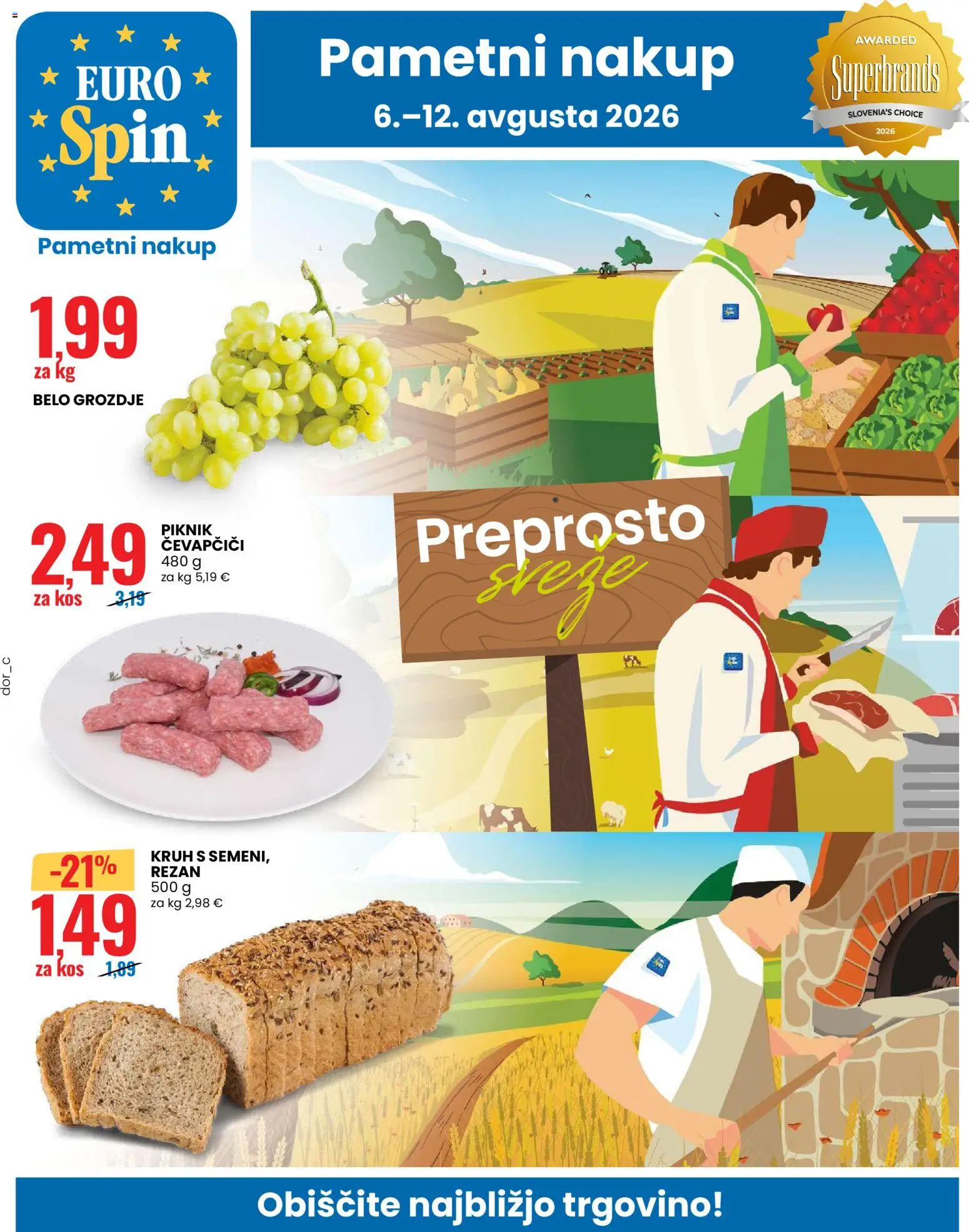 Novi Eurospin katalog ponudbe – veljaven od 06.08.2026 | Stran: 1