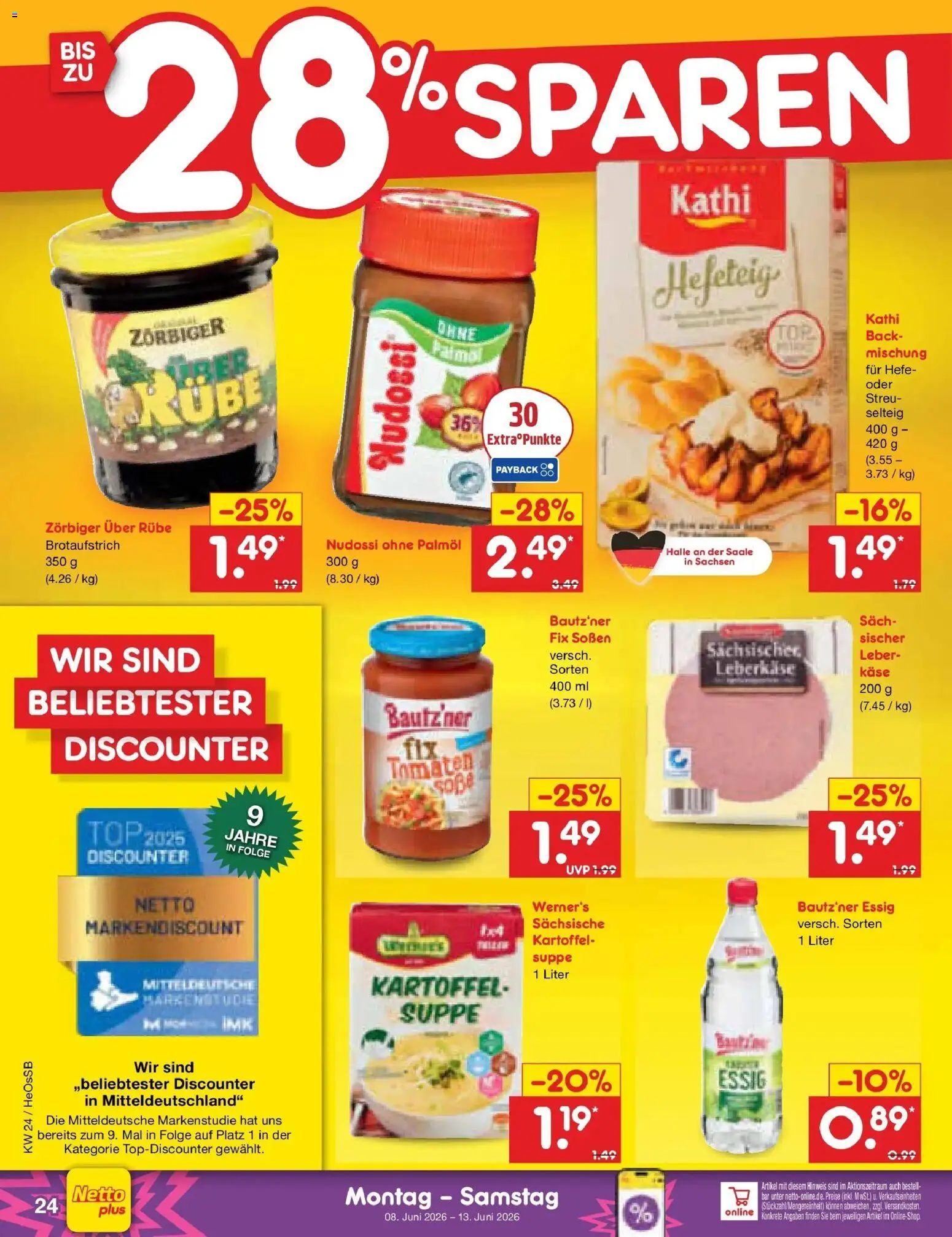 Netto Marken-Discount Prospekt Kröpelin – gültig ab 08.06.2026 | Seite: 38 | Produkte: Top, Käse, Essig, Tomaten
