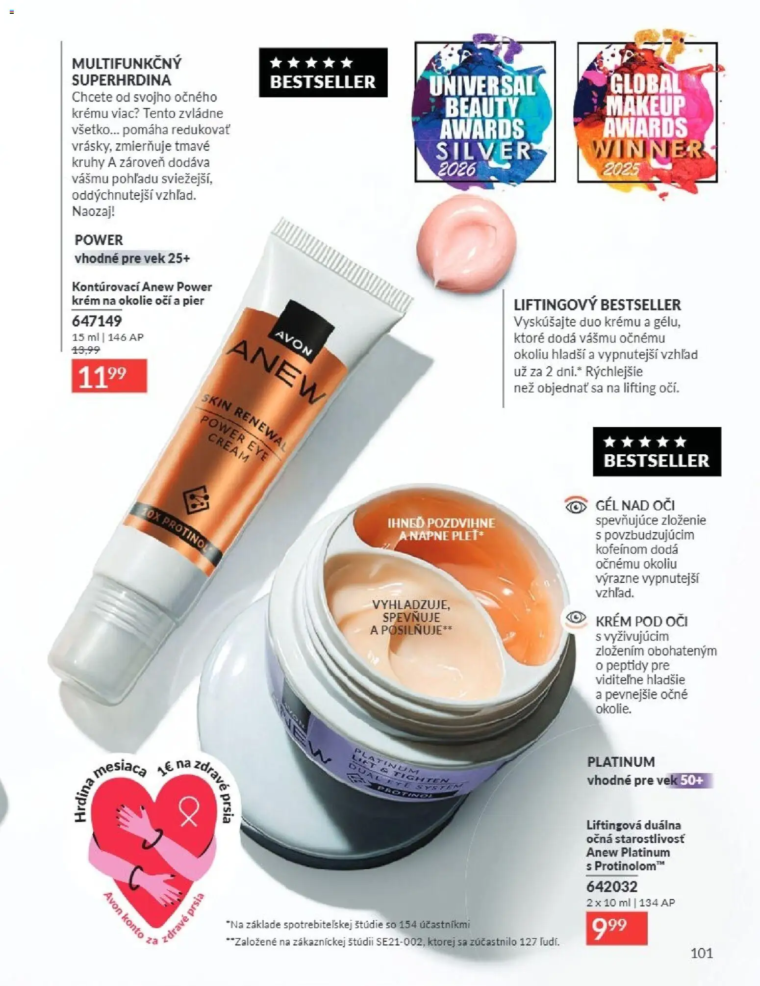 Nové Avon akcie – leták je platný od 01.08.2026 | Strana: 101 | Produkty: Krém