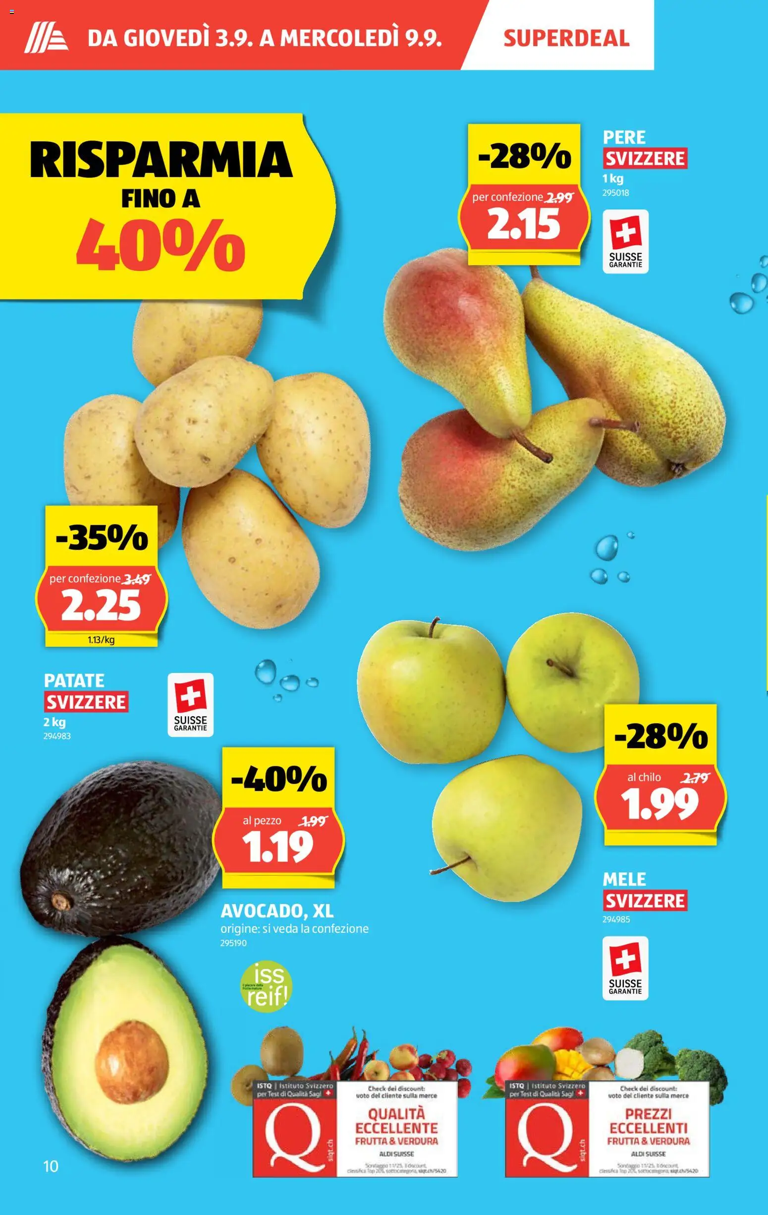 Aldi aktionen IT – gültig ab 03.09.2026 | Seite: 10 | Produkte: Avocado
