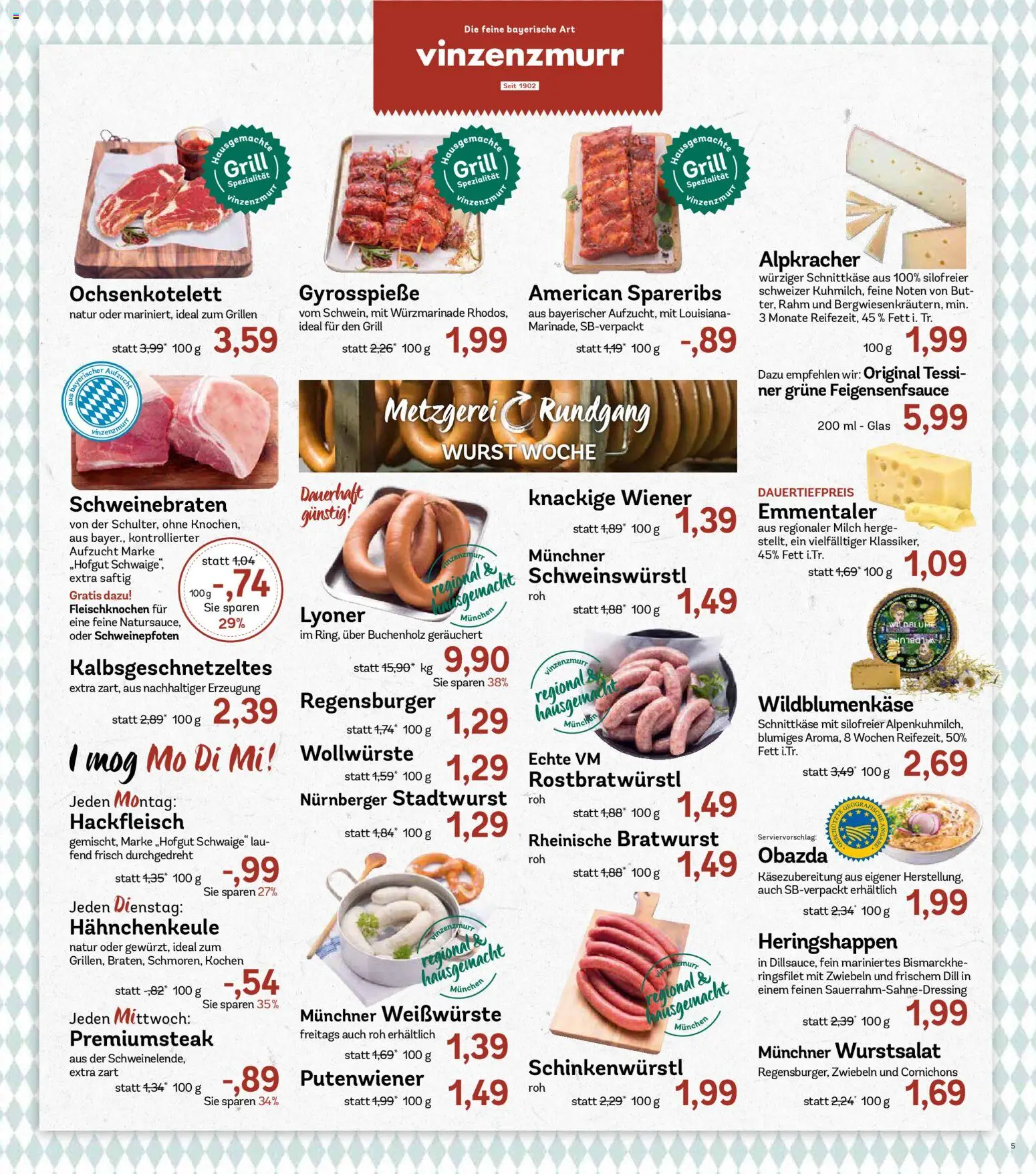 AEZ Prospekt – gültig ab 06.07.2026 | Seite: 5 | Produkte: Grill, Zwiebeln, Wurst, Dill
