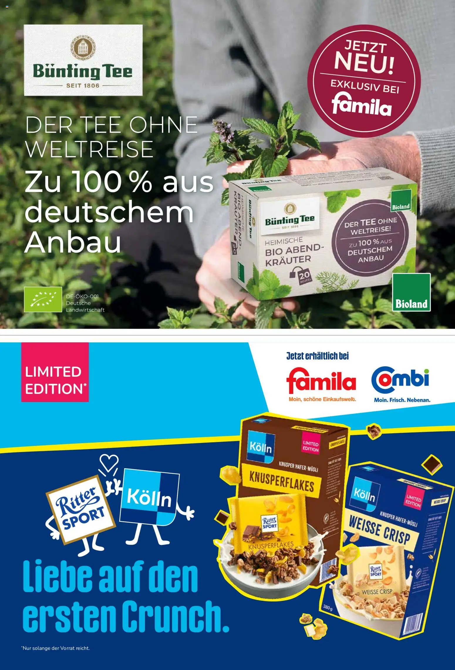 Famila Nordwest myTime August 2026 – gültig ab 01.08.2026 | Seite: 31 | Produkte: Kolln, Ritter sport, Tee