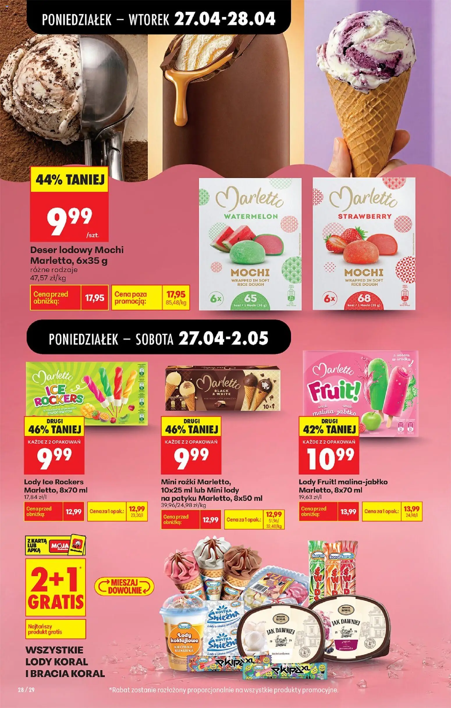 Biedronka gazetka od poniedziałku od 27.04.2026 | Strona: 46 | Produkty: Bułka poranna fitness, Chleb słowiański, Chleb, Ciabatta