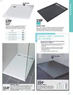 Brico E.Leclerc - Prévisualisation de Brico E.Leclerc - Guide aménagement intérieur valide à partir de 06/01/2026 | Page: 57 | Produits: Clé, Savon, Raclette, Douche