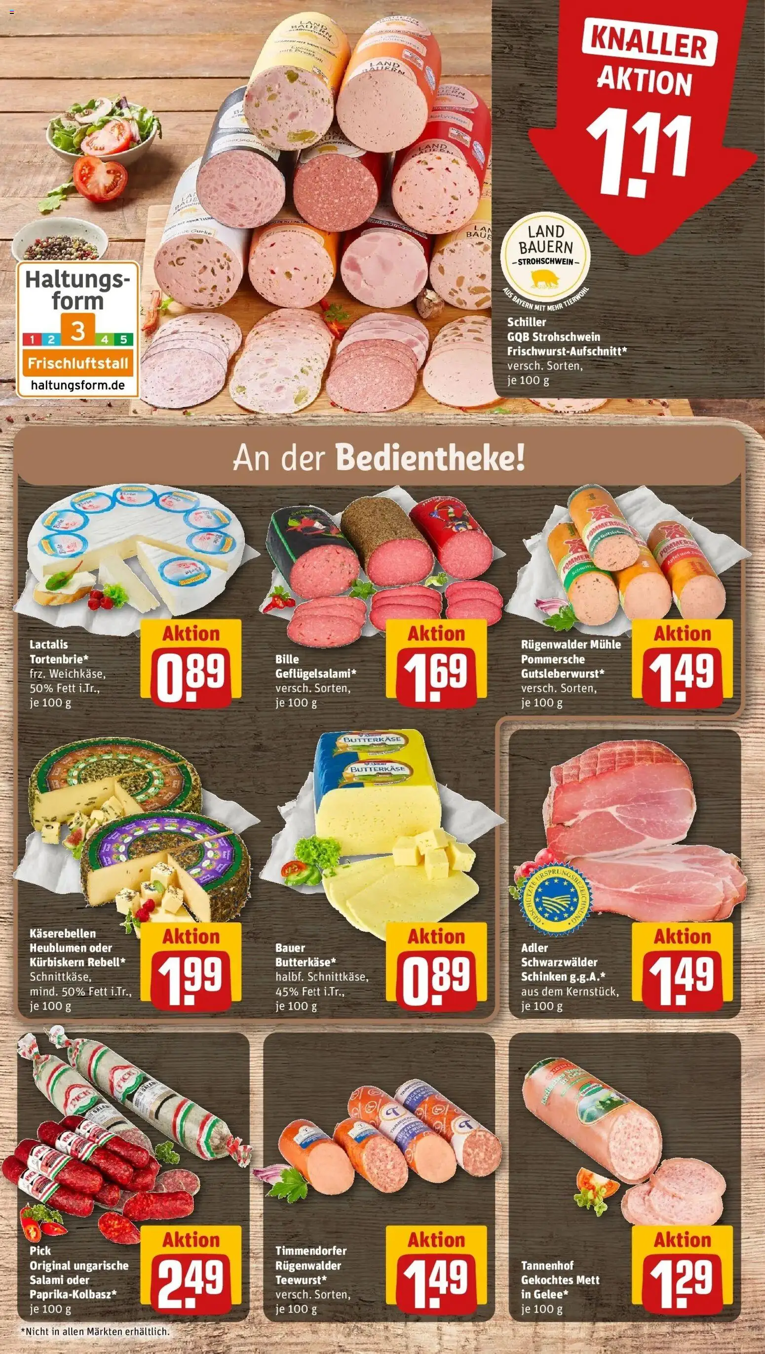 REWE Prospekt ab 19.10.2026 zum Blättern » Angebote | Seite: 12 | Produkte: Mühle, Äpfel, Salami, Schinken
