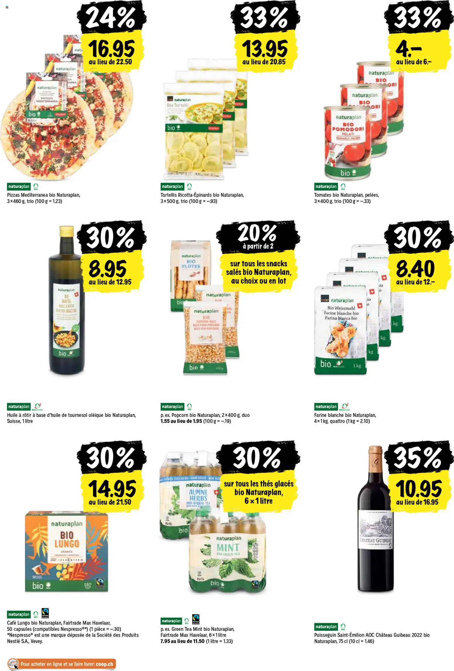 Coop aktionen FR – gültig ab 20.08.2026 | Seite: 27 | Produkte: Snacks, Pizza, Pasta