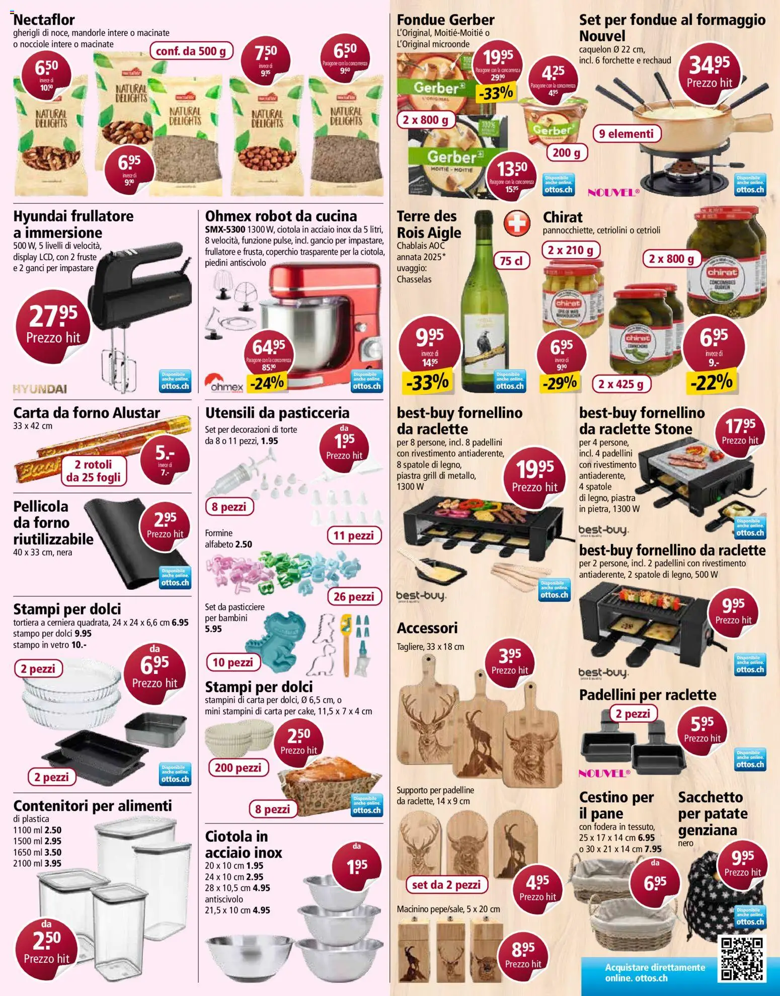 Otto's aktionen IT – gültig ab 08.09.2026 | Seite: 3 | Produkte: Pane, Raclette, Fondue, Grill