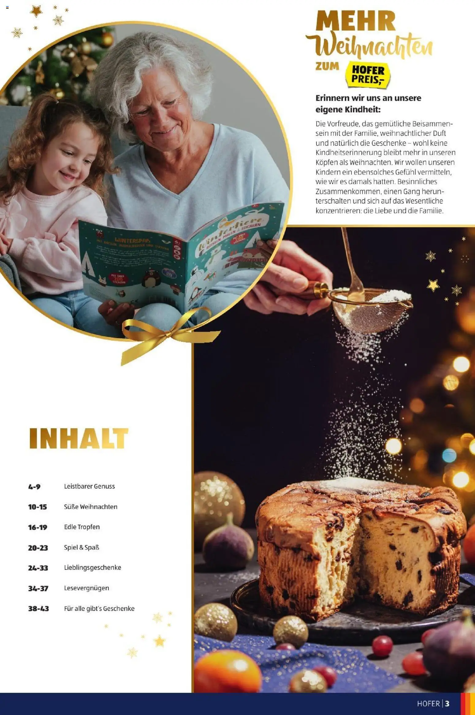 Hofer Weihnachtskatalog gültig ab 28.10.2026 | Seite: 3 | Produkte: Spiel, Duft