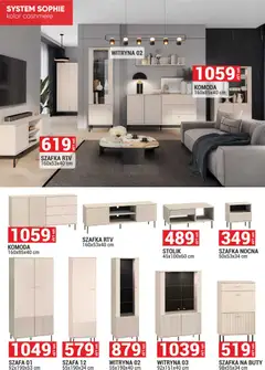 Pogląd oferty "Merkury Market gazetka - Meble, Wypoczynki, Materace" - ważna od 01.09.2026 | Strona: 22 | Produkty: Szafa, Komoda, szafka RTV, Witryna