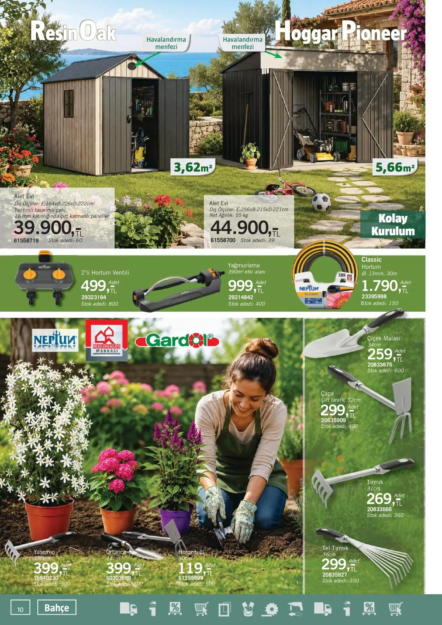 Bauhaus Katalog - 04 Temmuz 2026 tarihinden itibaren geçerlidir | Sayfa: 10 | Ürünler: Yasemin, Ağırlık