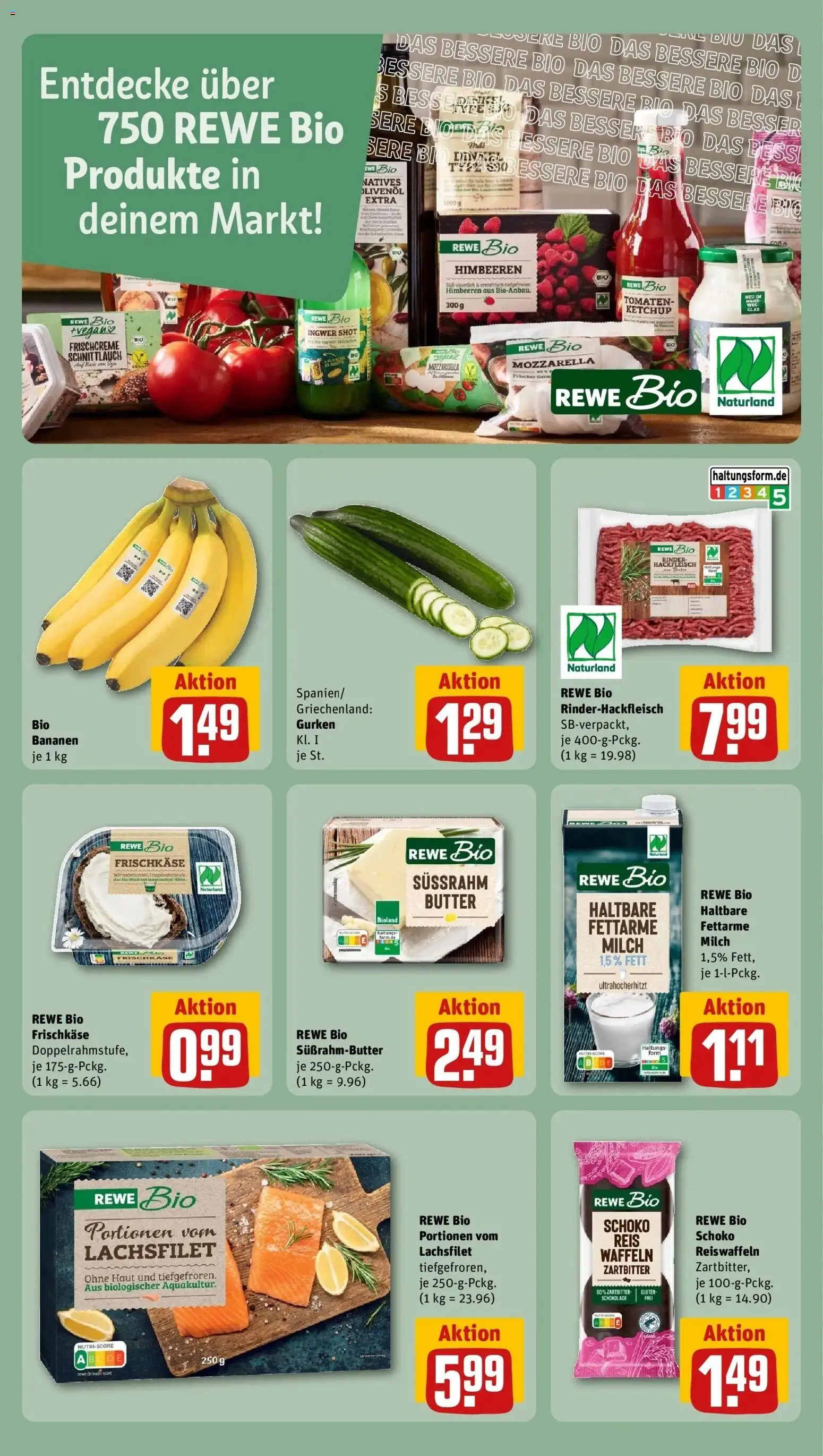 REWE Prospekt ab 28.09.2026 zum Blättern » Angebote | Seite: 5 | Produkte: Schokolade, Reis, Ketchup, Gurken