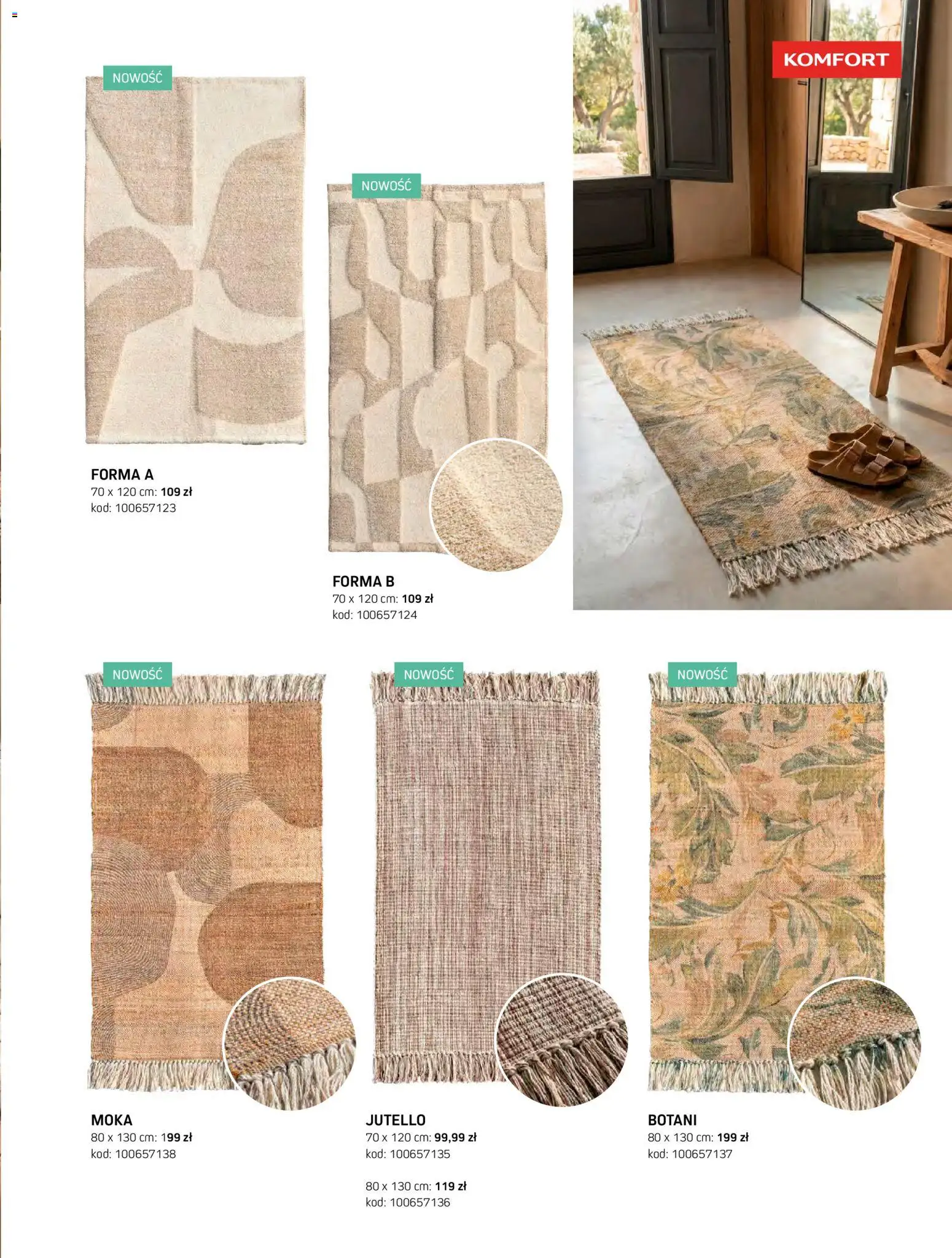 Komfort gazetka - Katalog dywanów od 07.10.2026 | Strona: 101