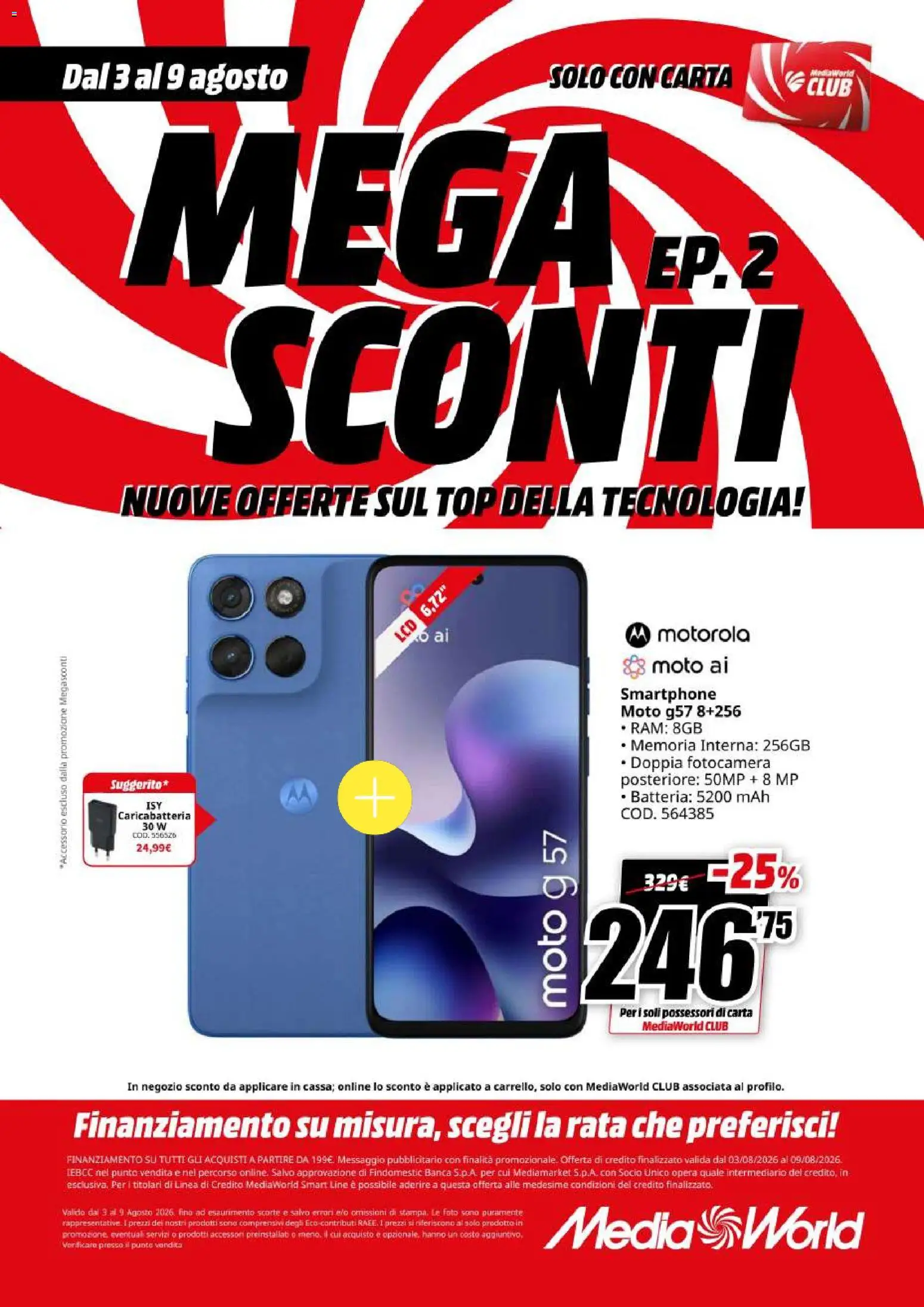 Volantino Media World del 03/08/2026 | Pagina: 3