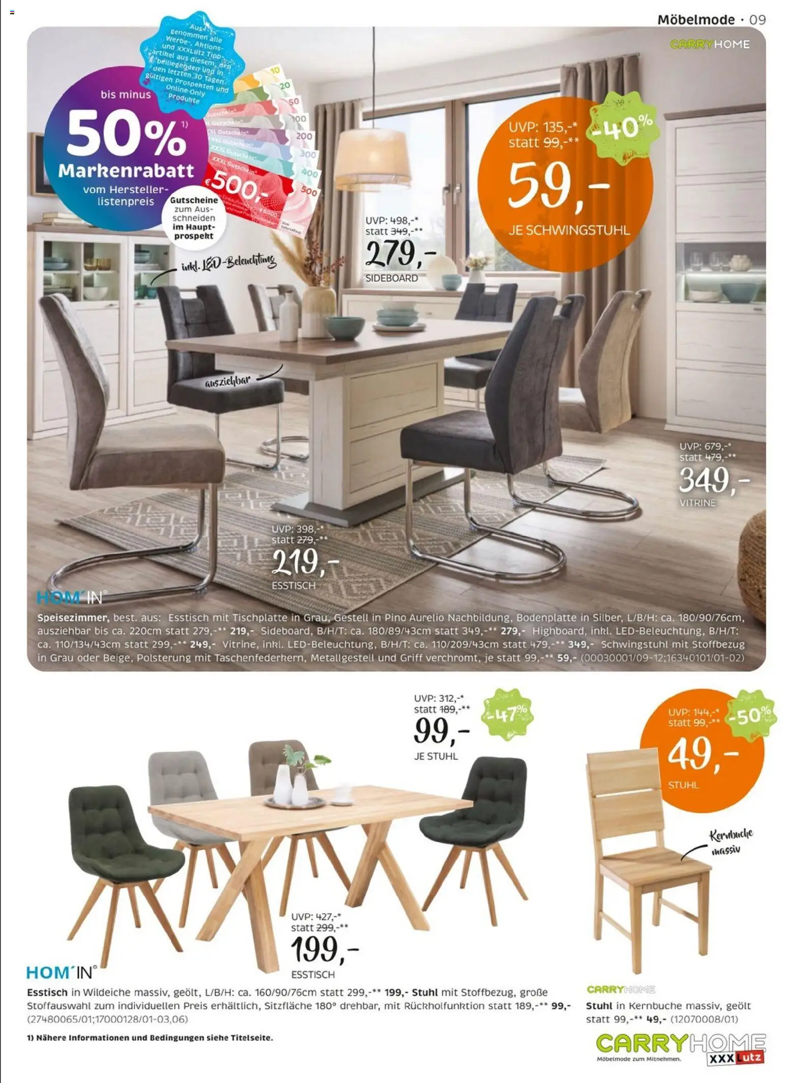 XXXLutz Carry Home gültig ab 26.05.2026 | Seite: 9 | Produkte: Stuhl