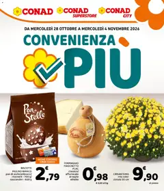 Anteprima del volantino Conad volantino Convenienza Più Campania valido a partire dal 28/10/2026