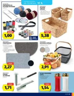 Hofer katalog akcije – veljaven od 09.09.2026 | Stran: 23 | Izdelki: Košara, Sveča, Kos, Predpraznik