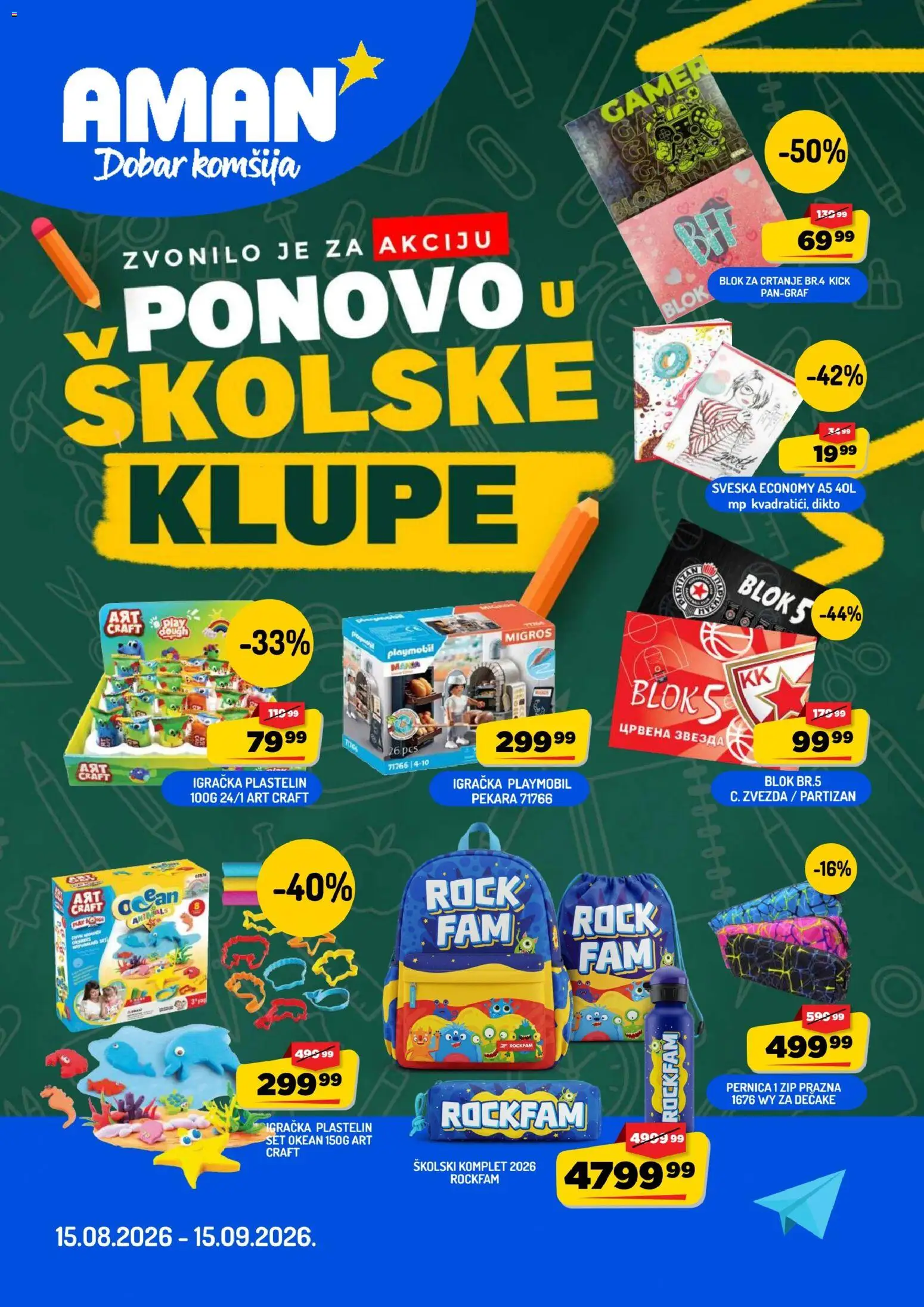 Aman katalog - važi od 15.08.2026 | Strana: 1 | Proizvode: Pekara