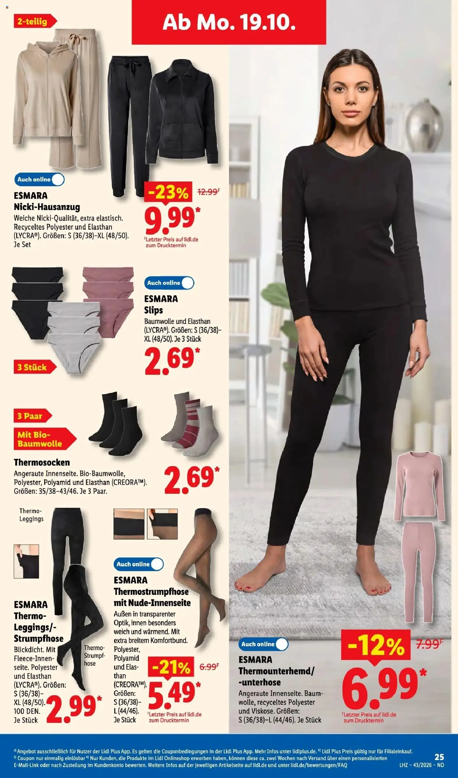 Lidl Prospekt Braunschweig (ab 19.10.2026) zum Blättern » Angebote | Seite: 37 | Produkte: Hose, Leggings, Strumpfhose
