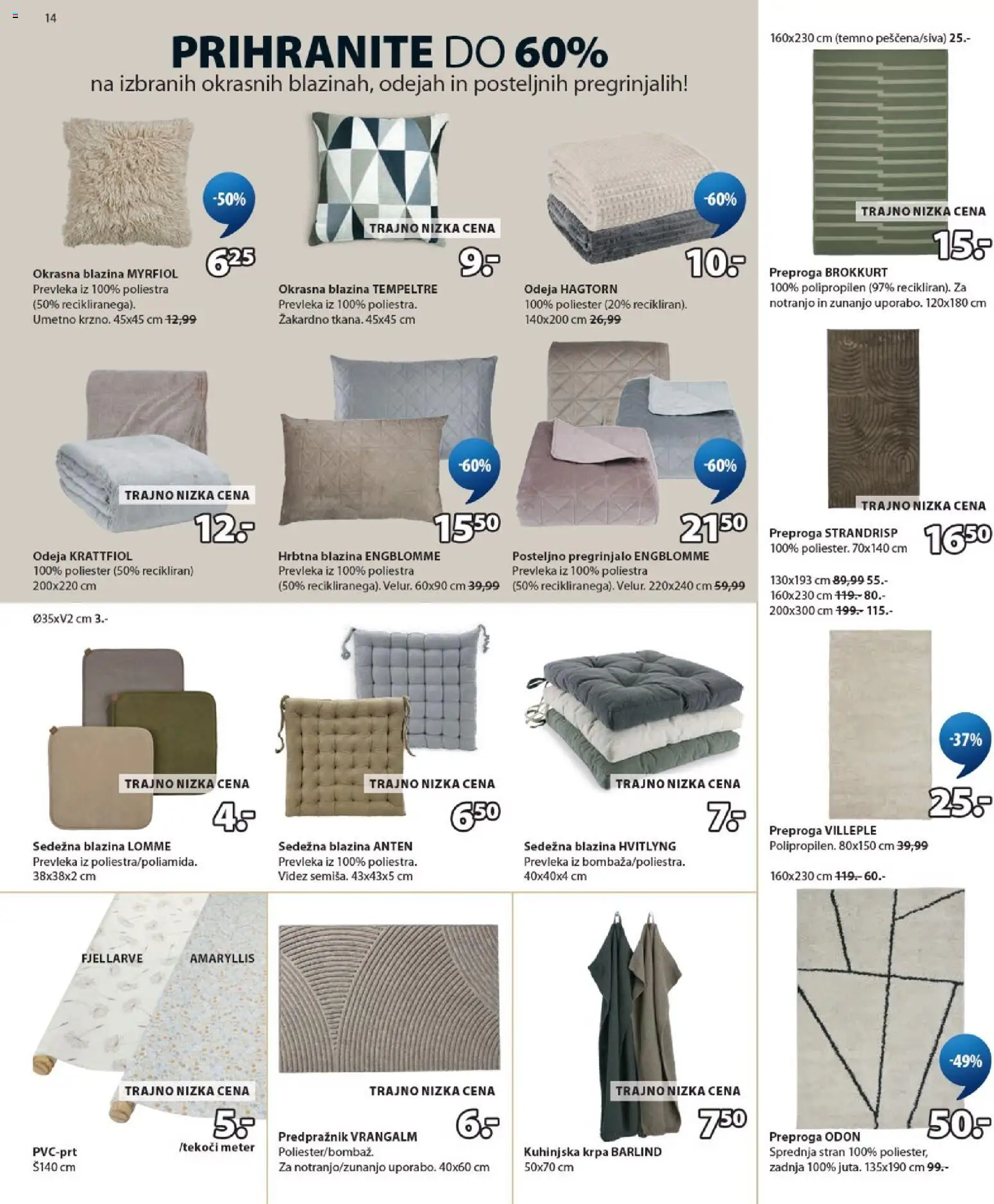Novi JYSK katalog ponudbe – veljaven od 29.07.2026 | Stran: 14