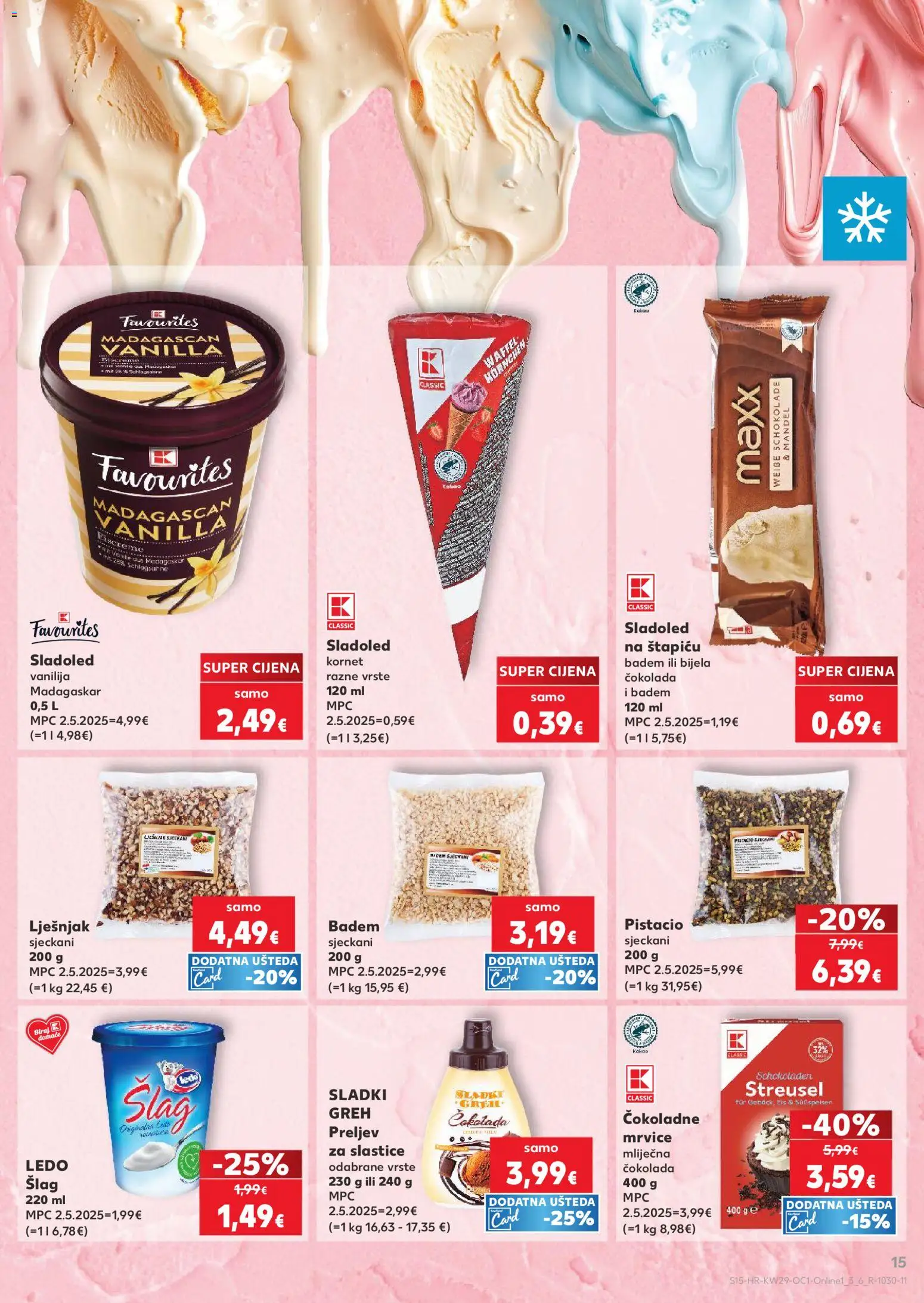 Kaufland HR akciós ujság - amely érvényes a következő dátumtól: 2026.07.15. | Oldal: 15