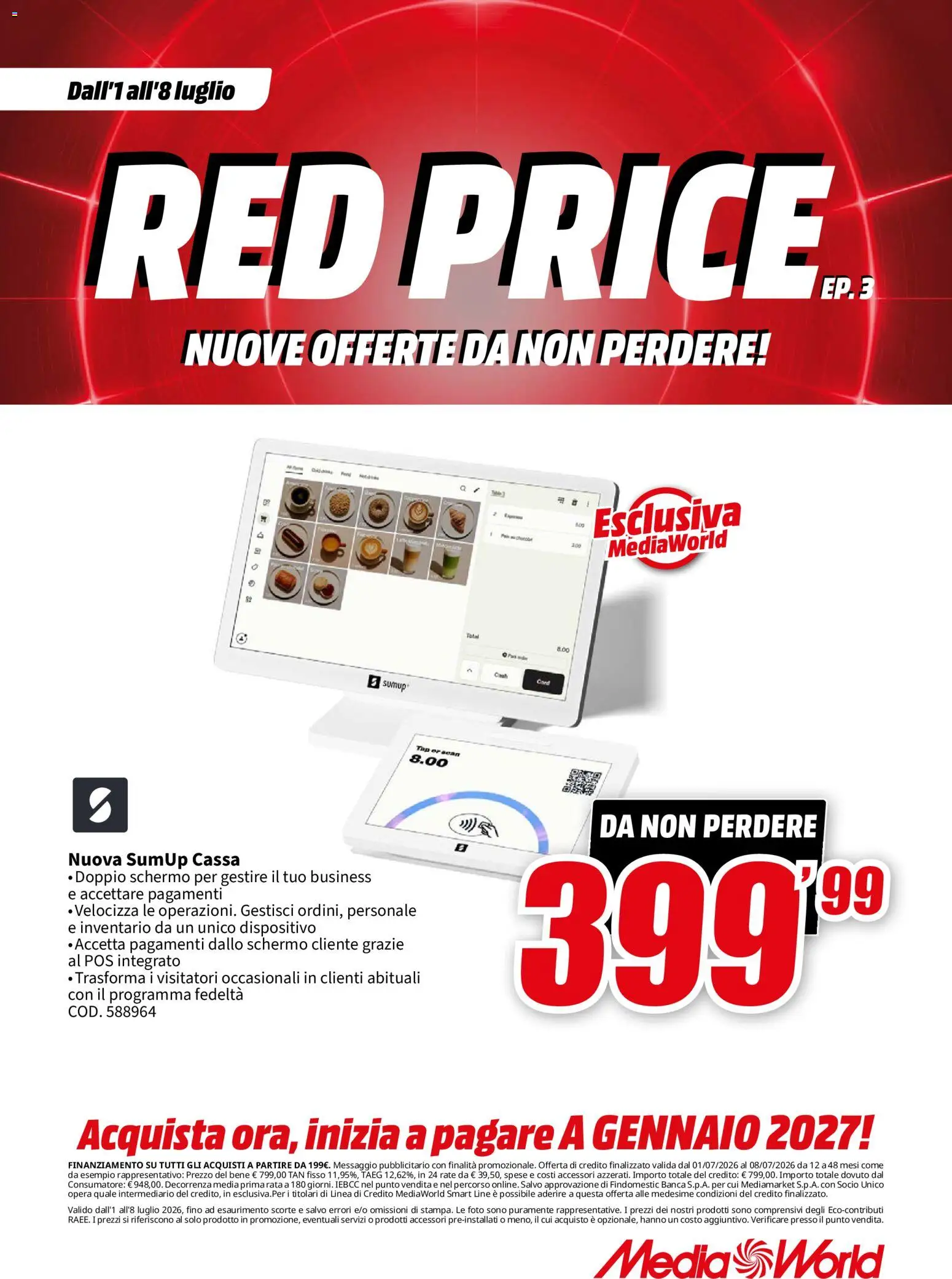 Volantino Media World del 01/07/2026 | Pagina: 36
