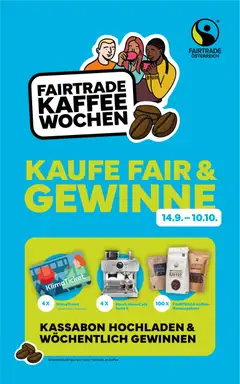 FAIRTRADE Kaffee-Genusspakete, FAIRTRADE Kaffee-Genusspakete ab 24.09.2026 gültig | Seite: 52 | Produkte: Kaffee