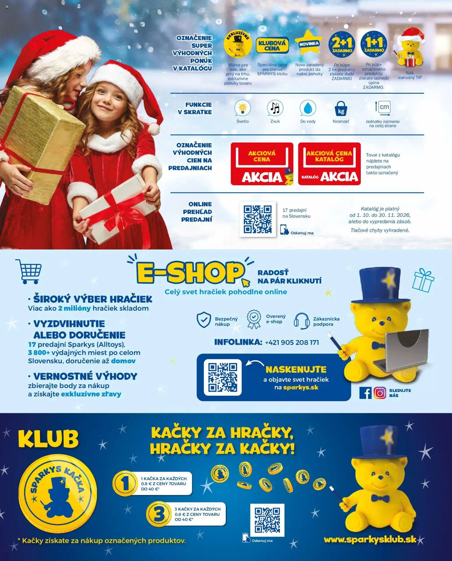 Nové ALLTOYS akcie – leták je platný od 06.10.2026 | Strana: 2 | Produkty: Svetlo, Kačka, Hračky