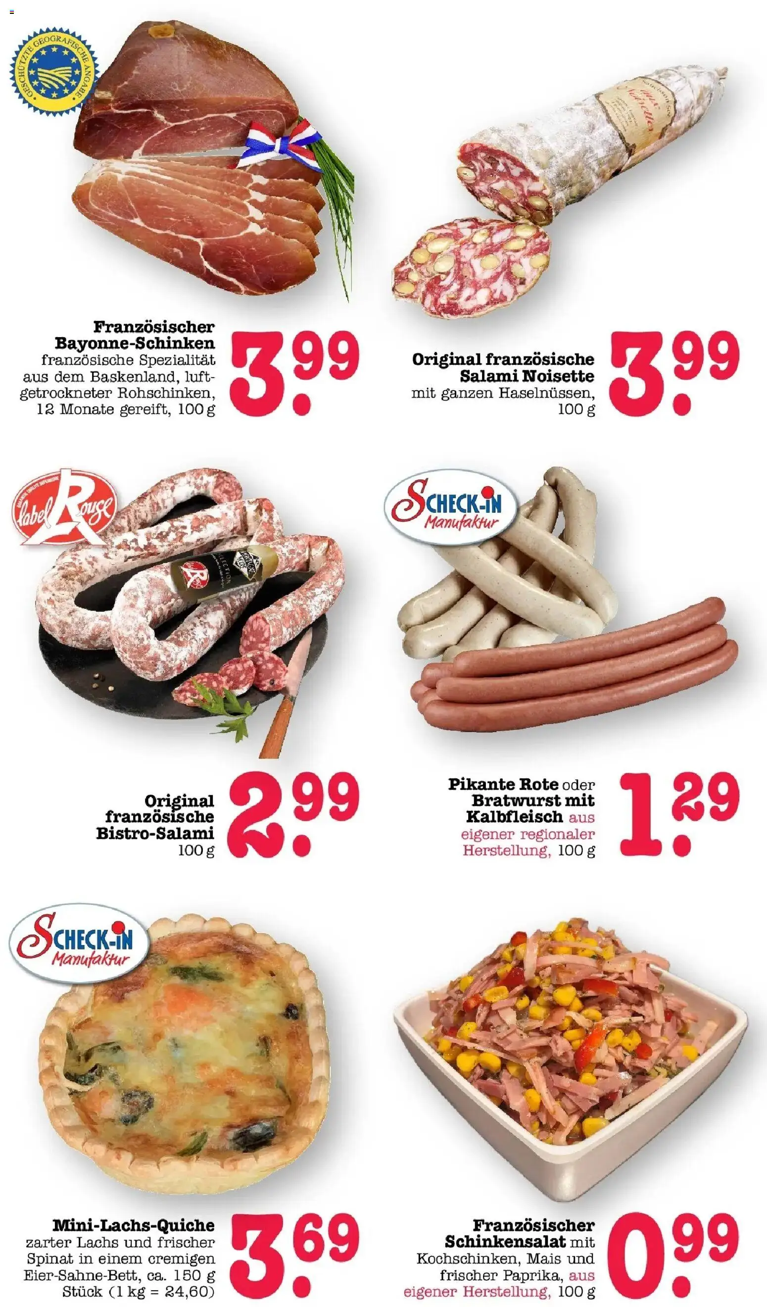 Edeka prospekt Bühlertal – gültig ab 22.06.2026 | Seite: 8 | Produkte: Bratwurst, Lachs, Salami