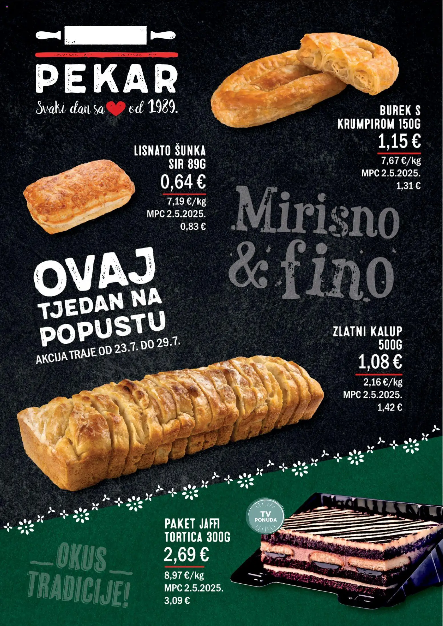 Boso katalog | vrijedi od 23.07.2026 | Stranica: 2 | Proizvodi: Sir, Šunka, Burek