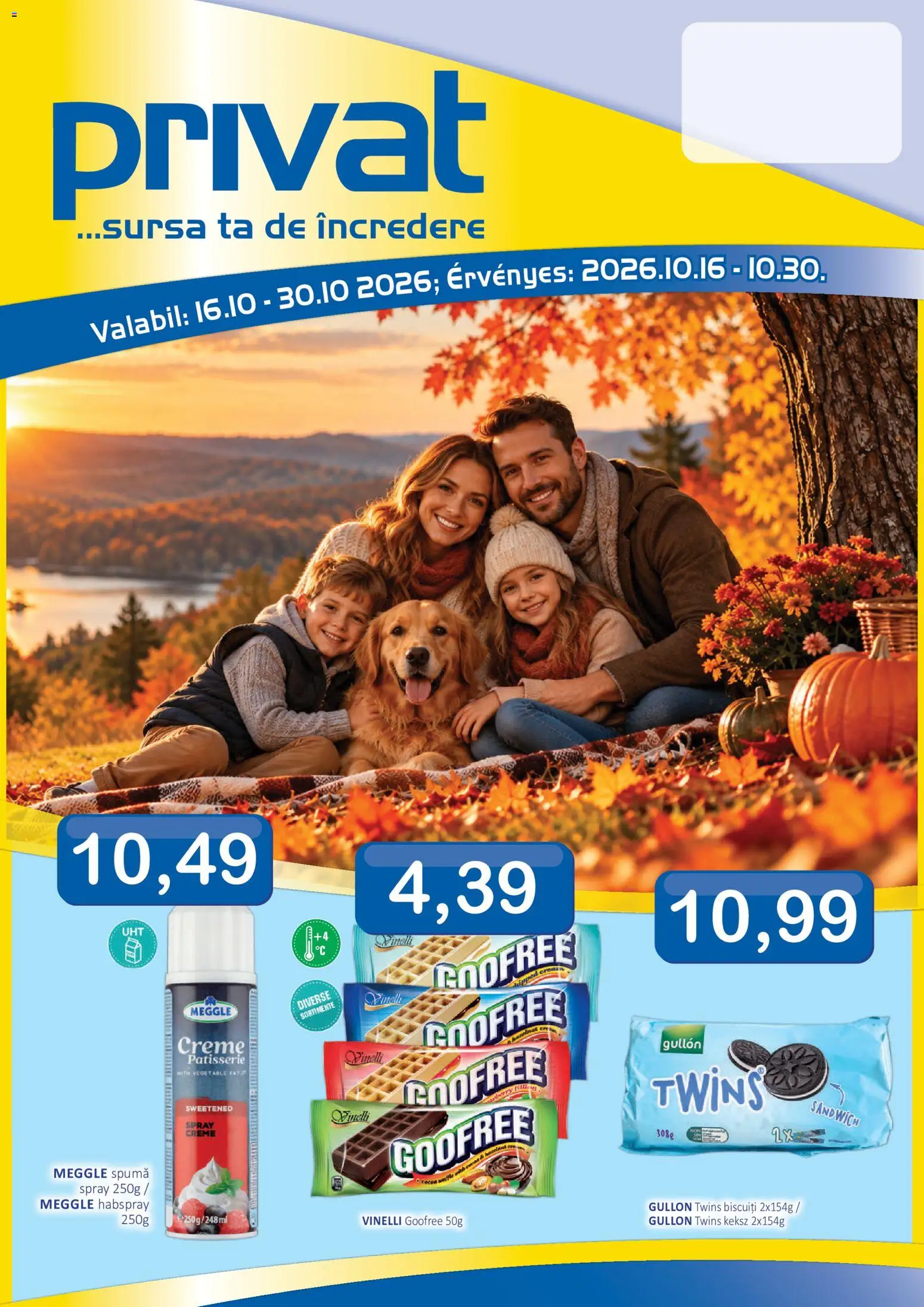 Noul catalog CBA – valabil de la 16.10.2026 | Pagină: 1 | Produse: Biscuiți
