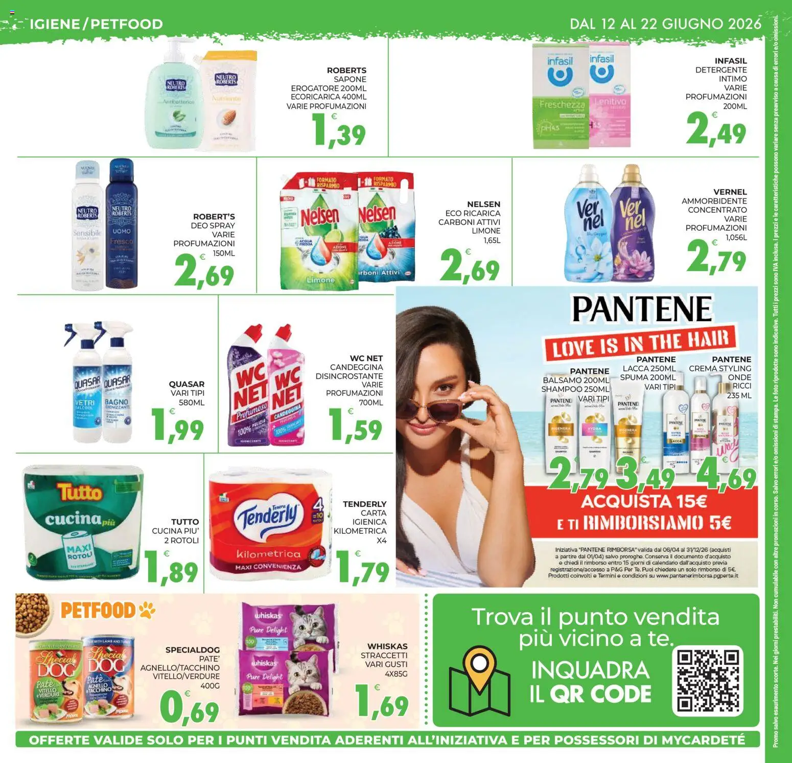 Volantino Eté del 12.06.2026 | Pagina: 12 | Prodotti: Balsamo, Lacca, Detergente, Candeggina