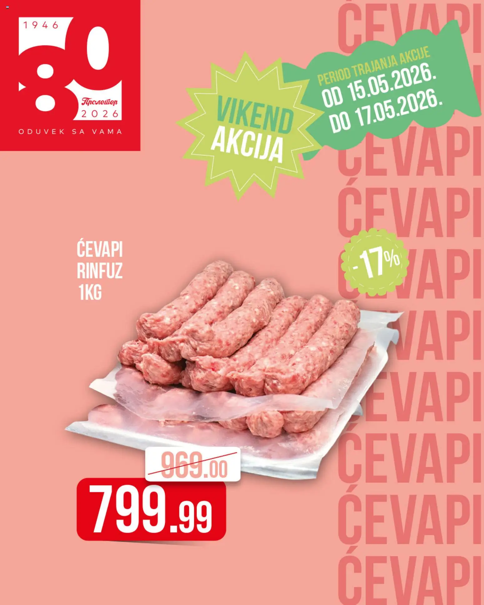 Metalac Proleter katalog - važi od 15.05.2026 | Strana: 4 | Proizvode: Ćevap