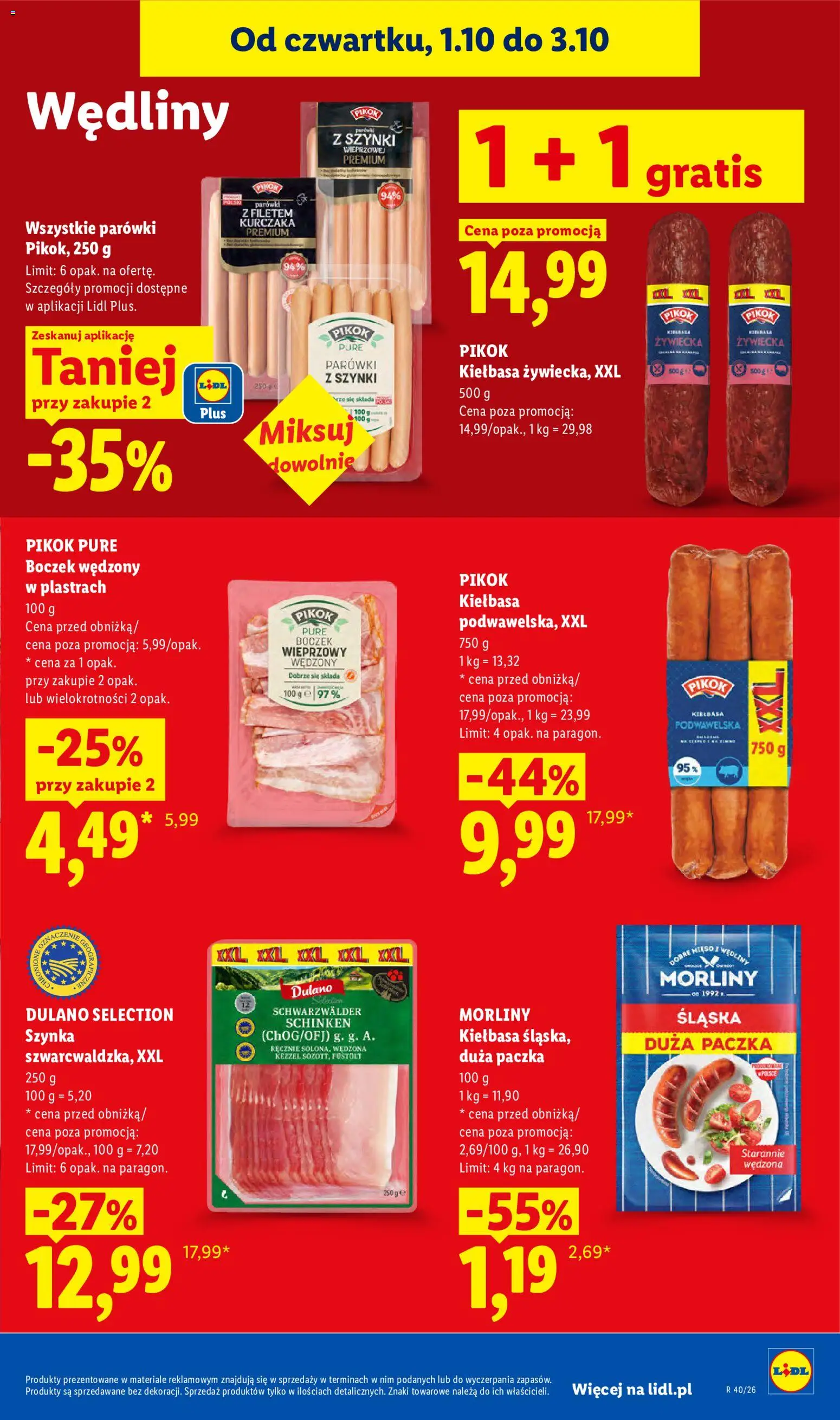 Lidl Polsko leták od 01.10.2026 | Strana: 57 | Produkty: Pikok